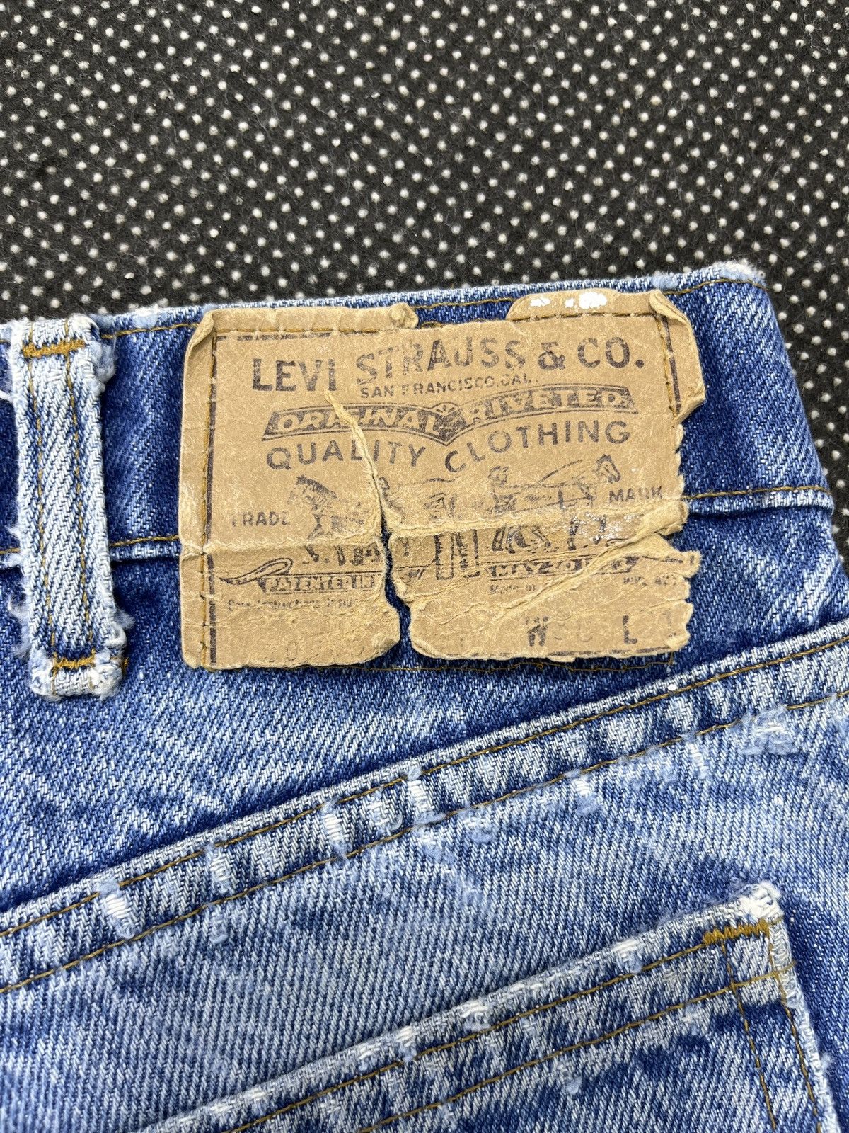 Levi's 80s Vintage Levis 505 Stone Wash Jeans - J601 Size US 38 / EU 54 - 13 Thumbnail