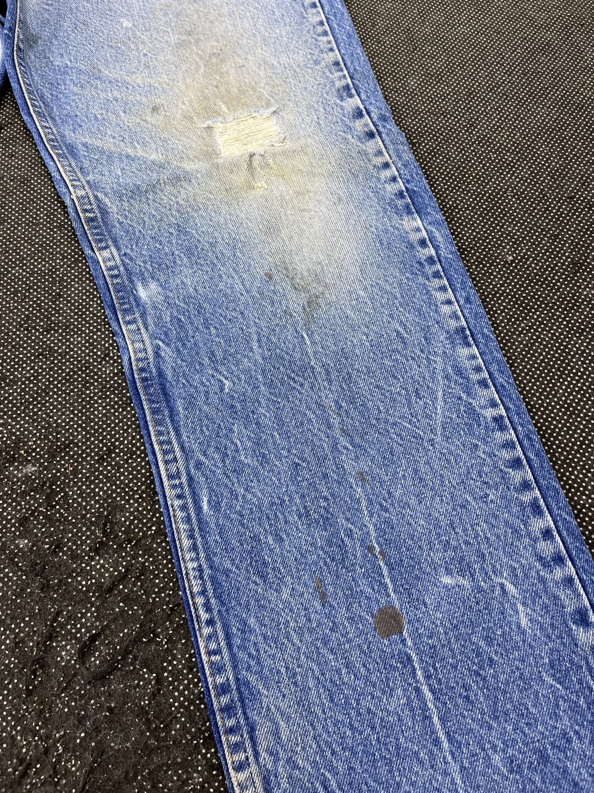 Levi's 80s Vintage Levis 505 Stone Wash Jeans - J601 Size US 38 / EU 54 - 6 Thumbnail