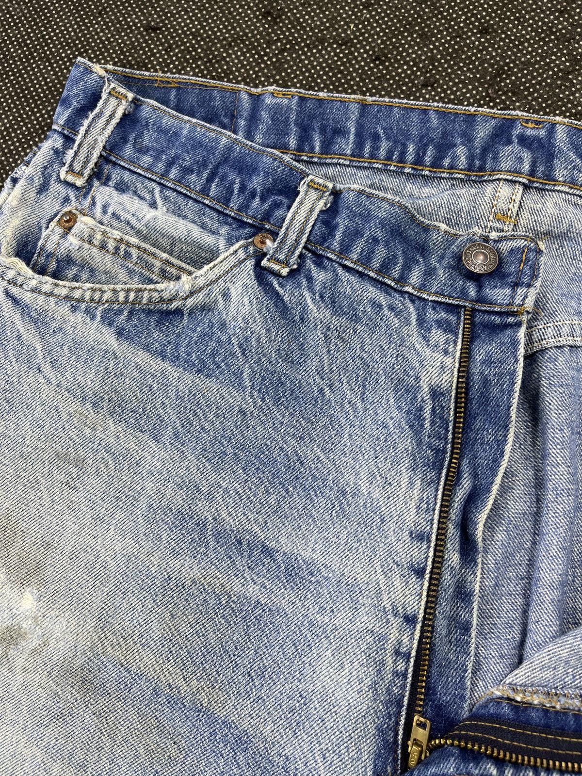 Levi's 80s Vintage Levis 505 Stone Wash Jeans - J601 Size US 38 / EU 54 - 9 Thumbnail