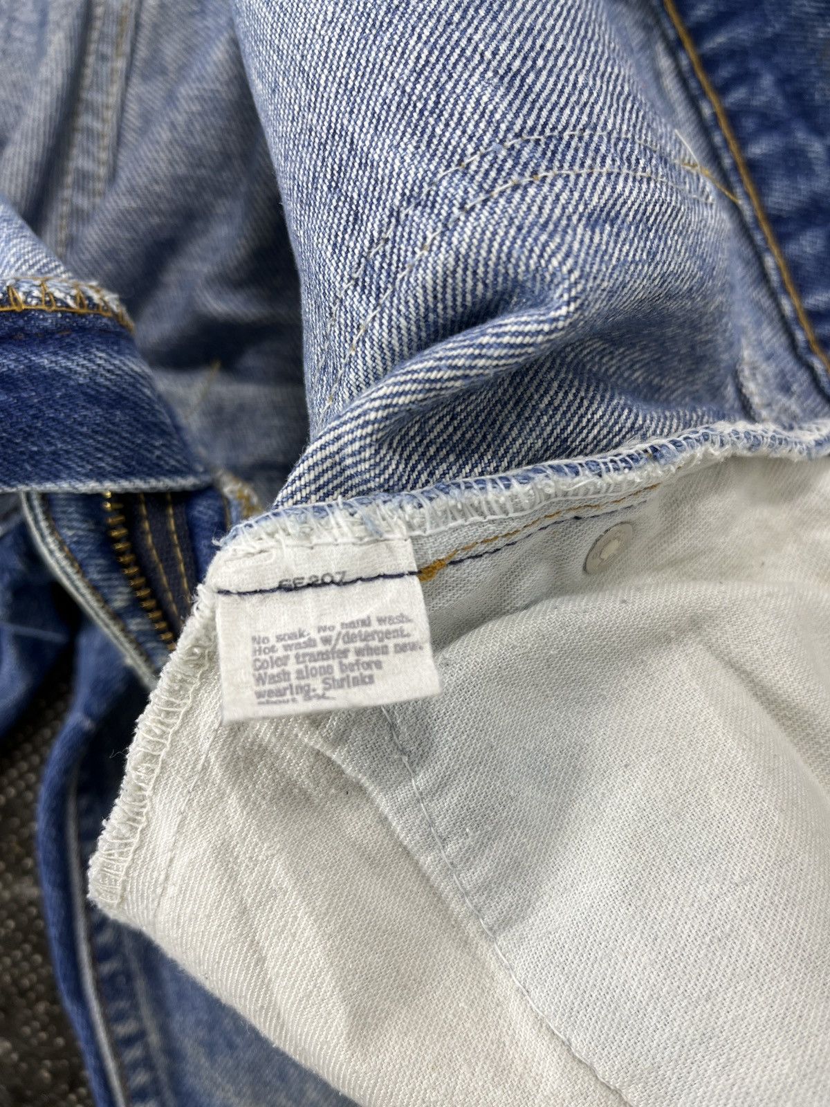 Levi's 80s Vintage Levis 505 Stone Wash Jeans - J601 Size US 38 / EU 54 - 11 Thumbnail