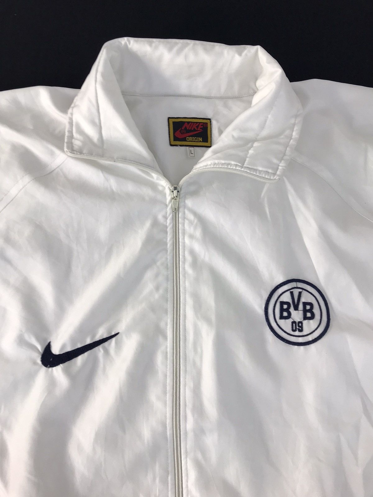 Nike Nike Borussia Dortmond Coach Jacket Zip Up Design Size US L / EU 52-54 / 3 - 4 Thumbnail