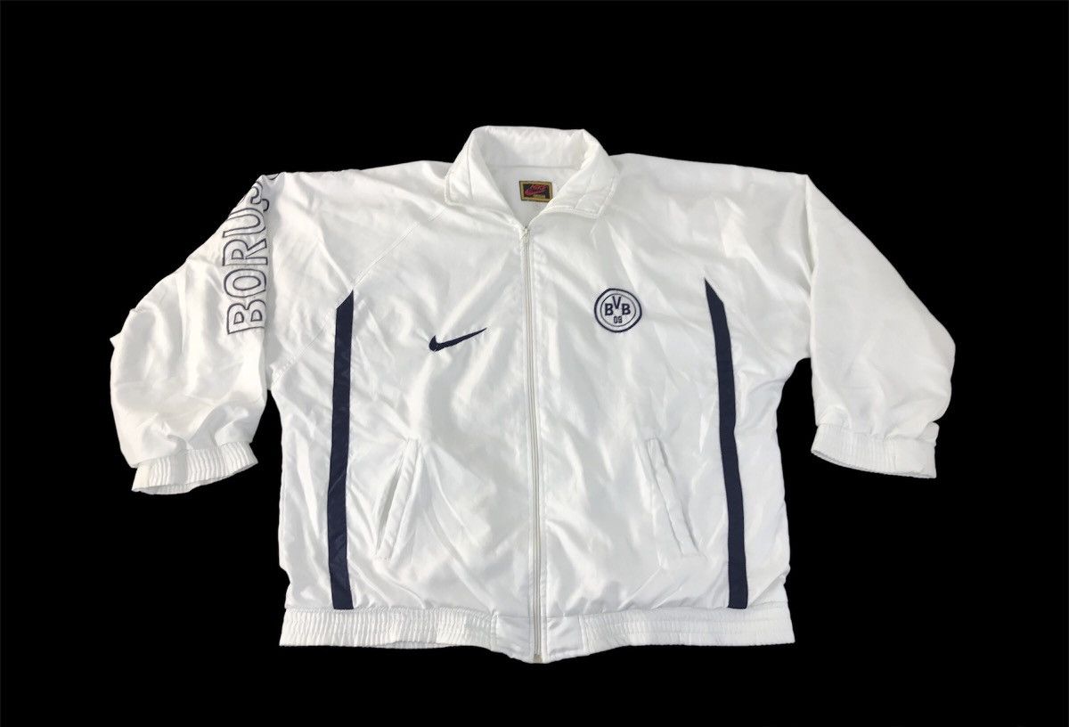 Nike Borussia Dortmond Coach Jacket Zip Up Design