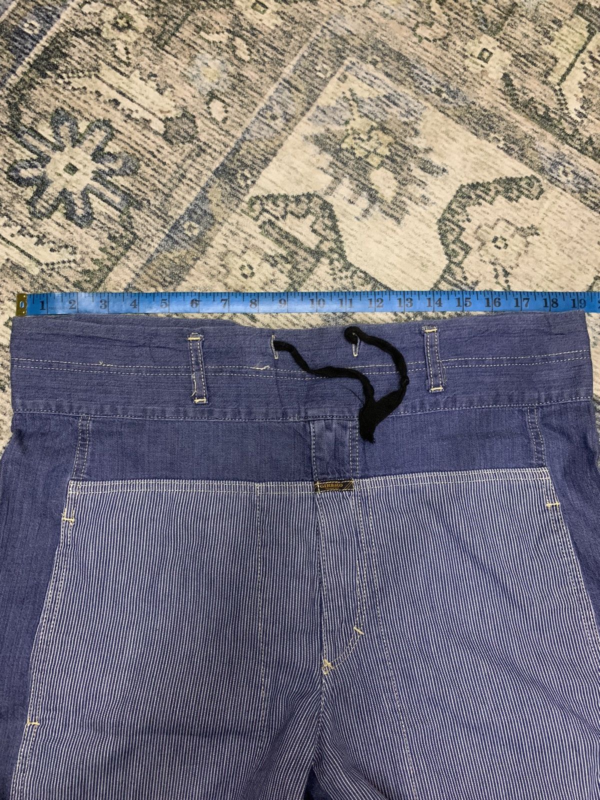 Marithe + Francois Girbaud Marithe Francois Girbaud Chambray Denim Size US 37 - 14 Thumbnail