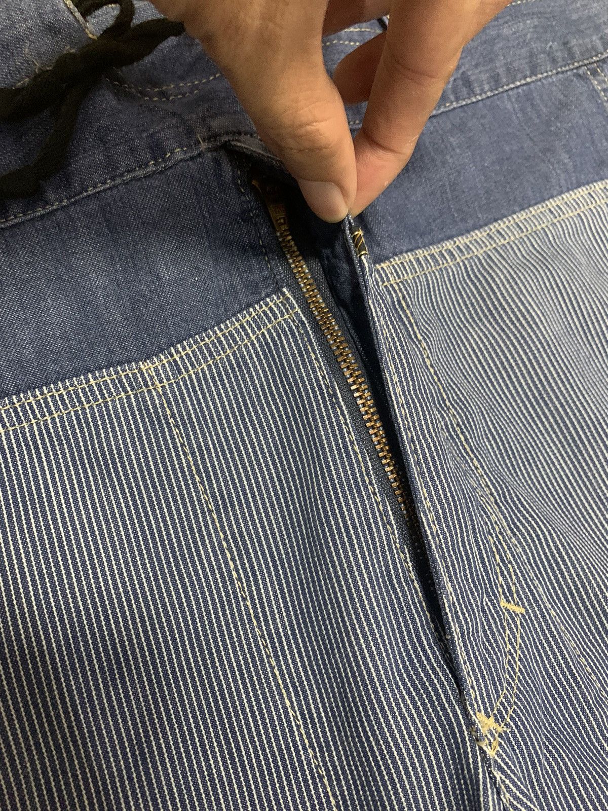 Marithe + Francois Girbaud Marithe Francois Girbaud Chambray Denim Size US 37 - 9 Thumbnail