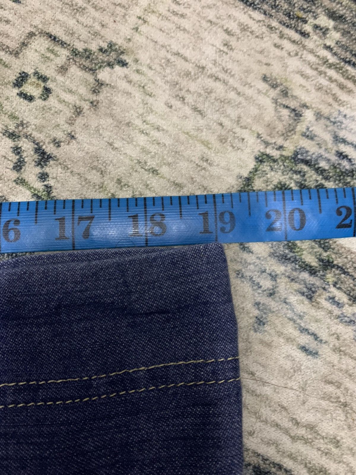Marithe + Francois Girbaud Marithe Francois Girbaud Chambray Denim Size US 37 - 15 Thumbnail
