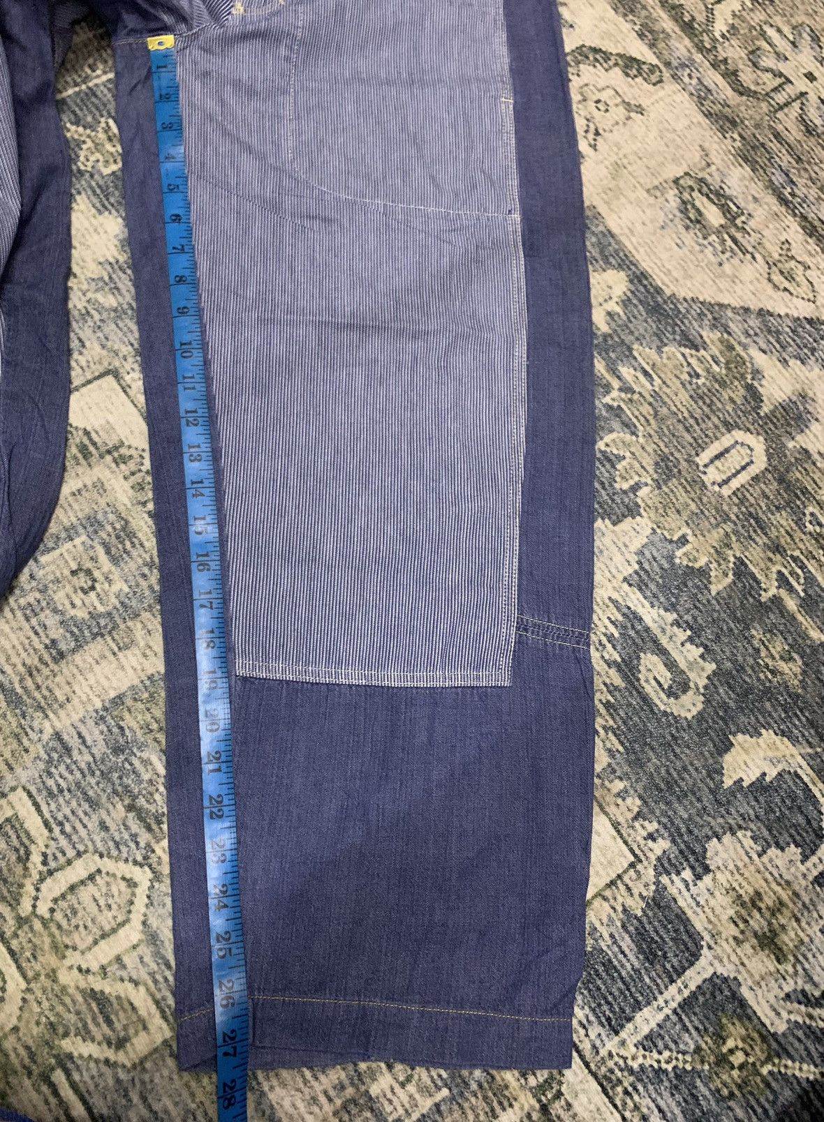 Marithe + Francois Girbaud Marithe Francois Girbaud Chambray Denim Size US 37 - 17 Thumbnail