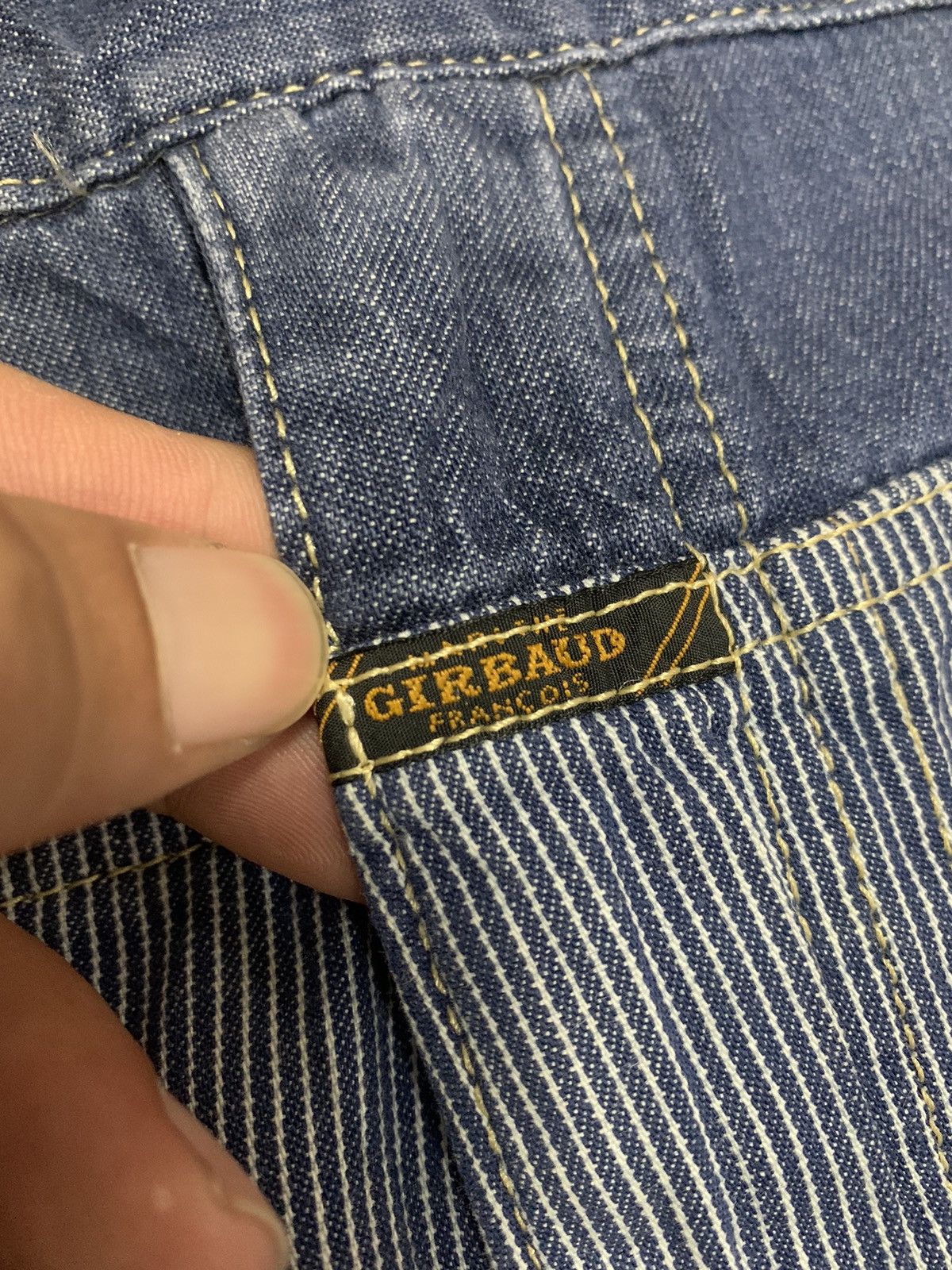 Marithe + Francois Girbaud Marithe Francois Girbaud Chambray Denim Size US 37 - 8 Thumbnail