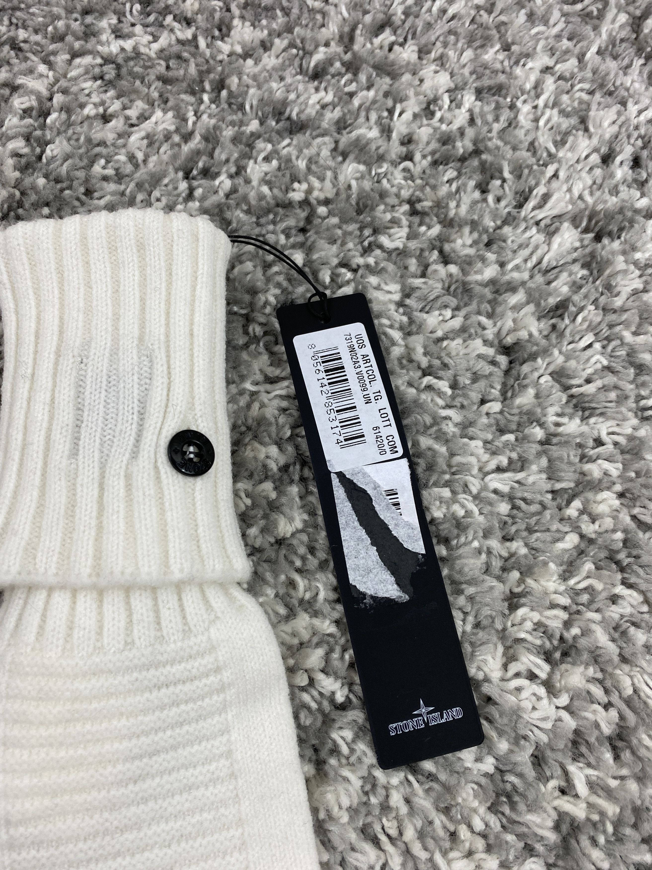 Stone Island Stone Island Shadow Project Ribbed-Knit Fingerless Gloves Size ONE SIZE - 4 Thumbnail