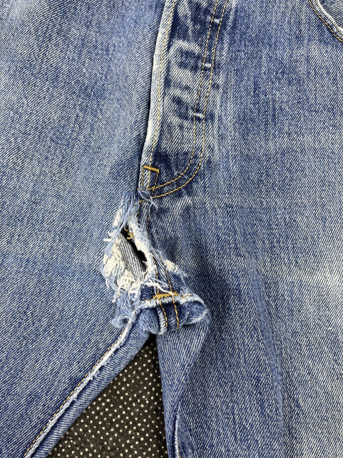 Levi's Vintage Levis 501 Splashed Paint Jeans - J556 Size US 33 - 5 Thumbnail