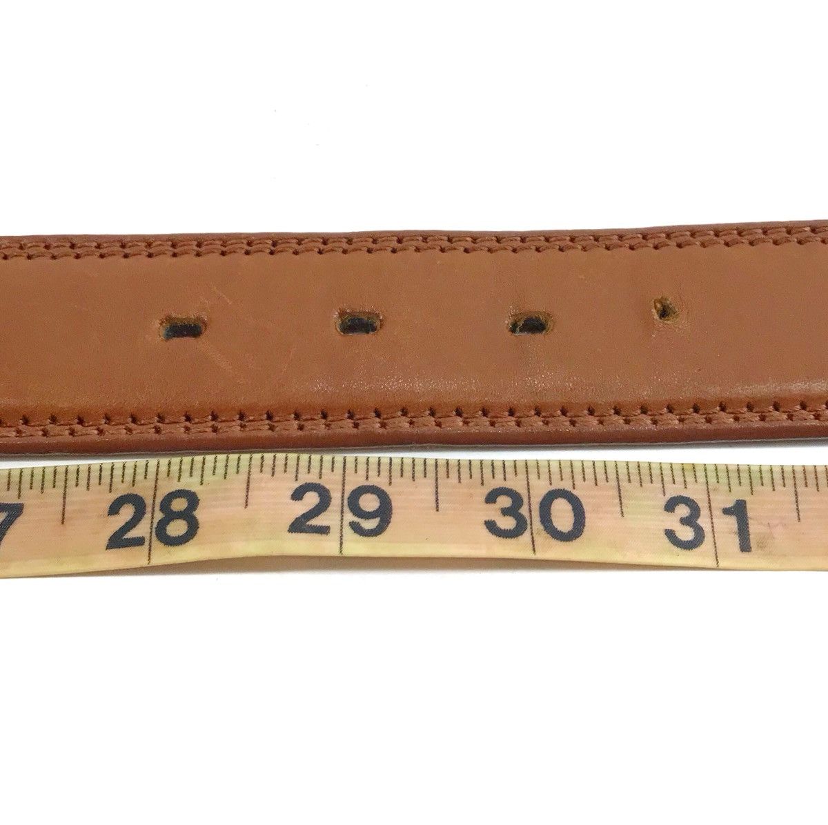 Genuine Leather Japanese Brand TAKEO KIKUCHI Leather Belt Size ONE SIZE - 7 Thumbnail