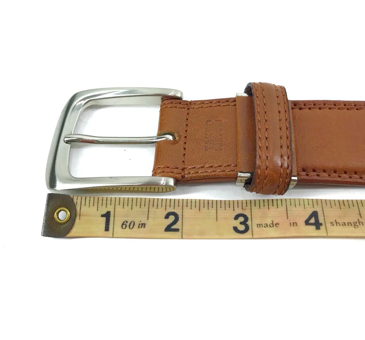 Genuine Leather Japanese Brand TAKEO KIKUCHI Leather Belt Size ONE SIZE - 6 Thumbnail