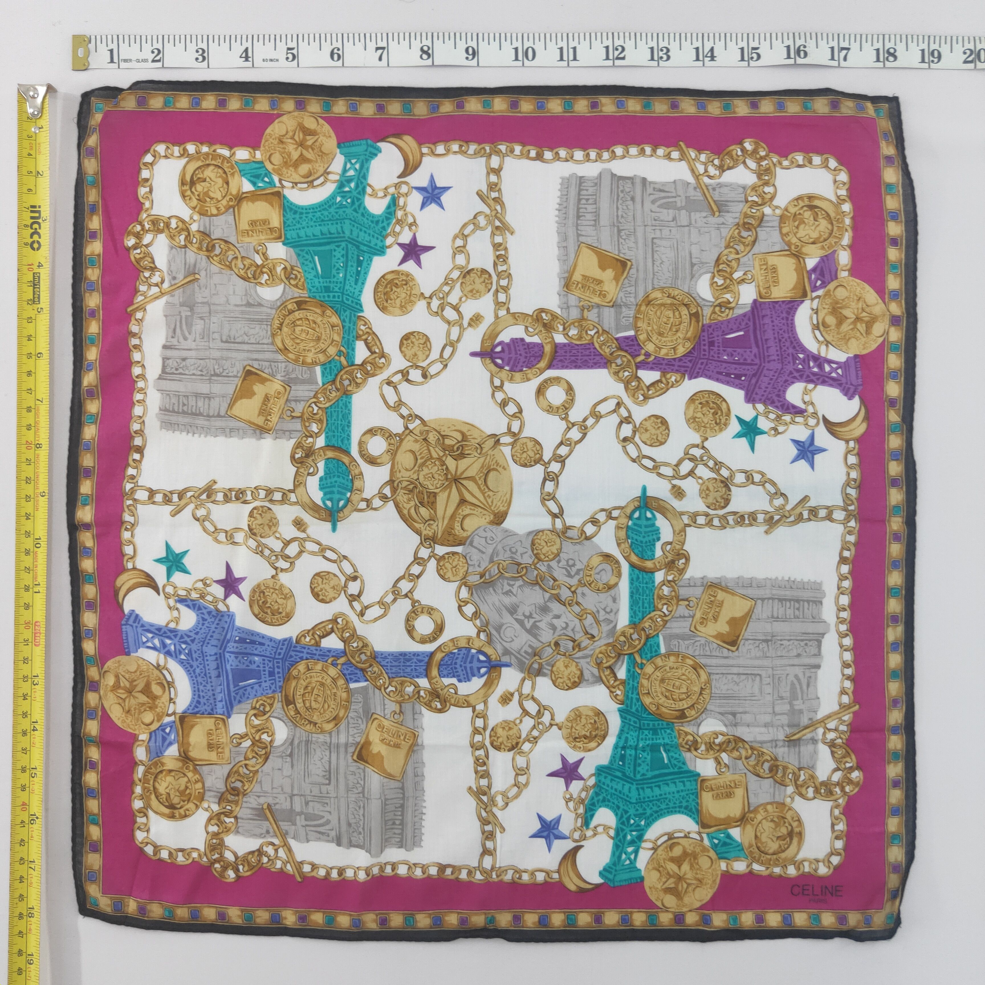 Celine Celine handkerchief neckerchief bandana - 3F213089 Size ONE SIZE - 3 Thumbnail