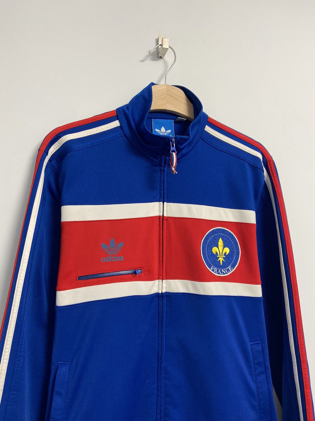 Vintage Adidas France 10 Track Top Size US S / EU 44-46 / 1 - 2 Thumbnail