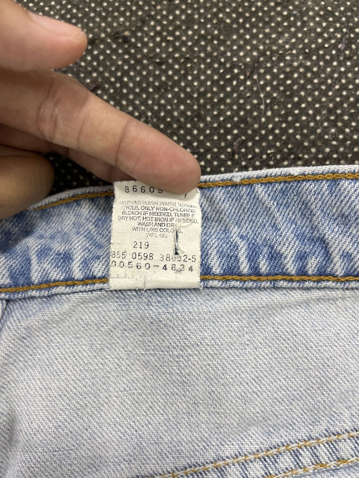 Levi's 90s Vintage Levis 560 Light Wash Jeans - J568 Size US 34 / EU 50 - 7 Thumbnail