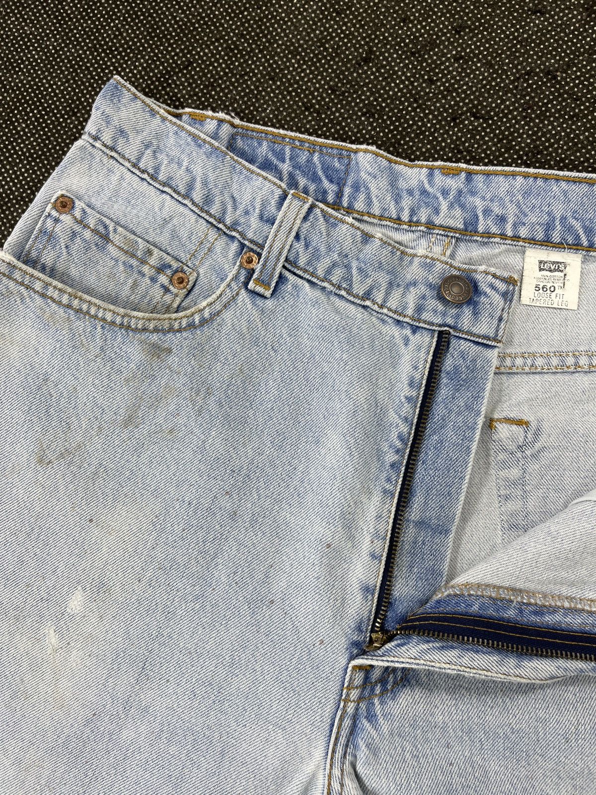Levi's 90s Vintage Levis 560 Light Wash Jeans - J568 Size US 34 / EU 50 - 5 Thumbnail