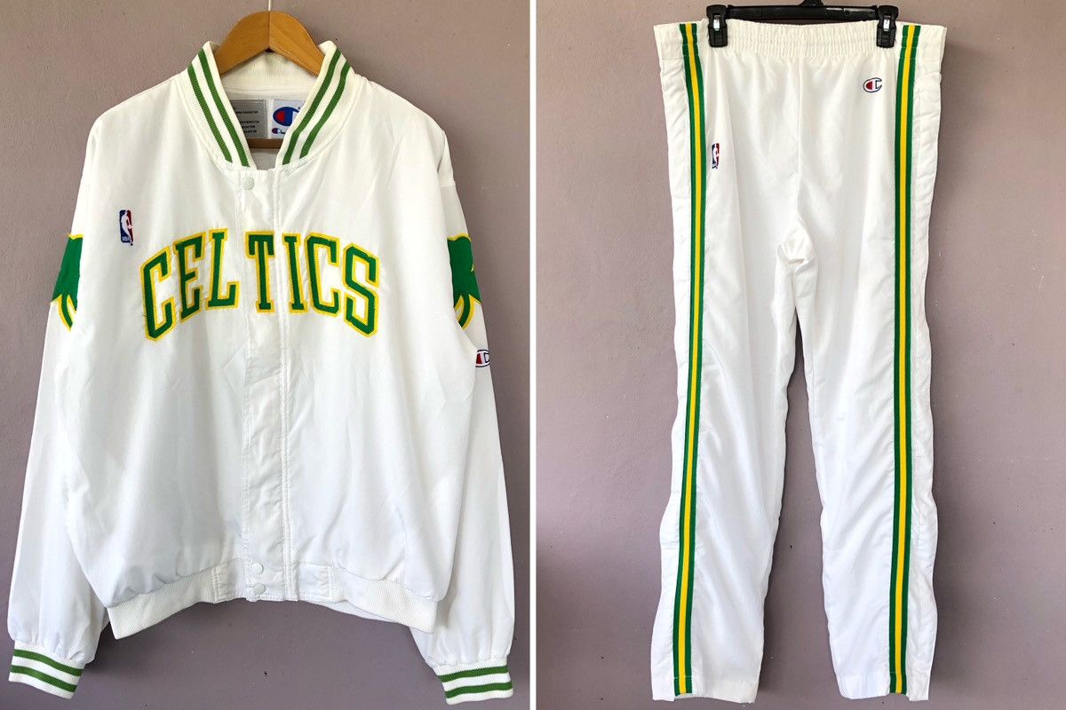 Champion Vintage 90s Champion NBA Boston Celtics Jacket & Pants Size US L / EU 52-54 / 3 - 2 Thumbnail
