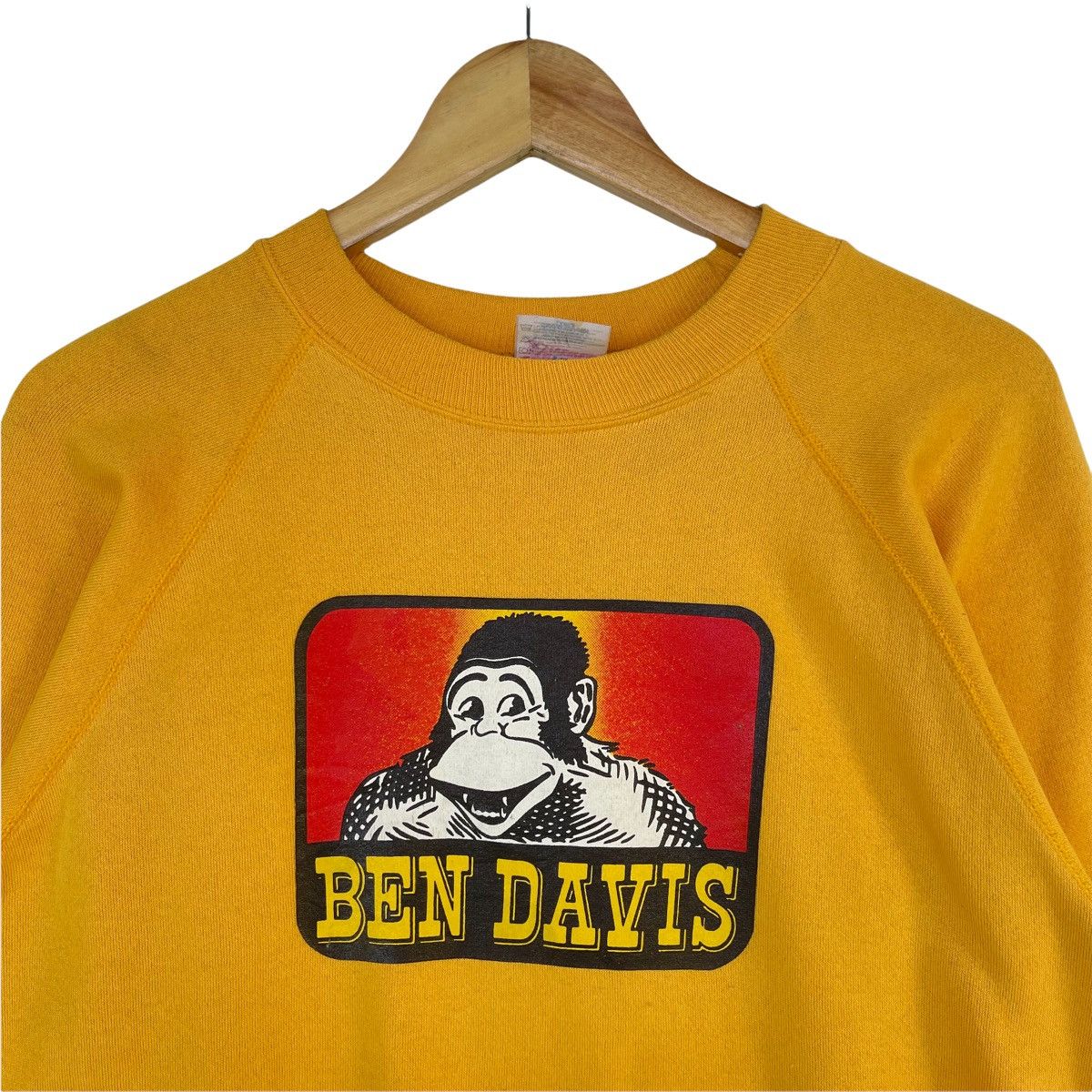Ben Davis × Vintage 90s Ben Davis OG Hanes Ape Crewneck Sweatshirt Size US L / EU 52-54 / 3 - 2 Thumbnail