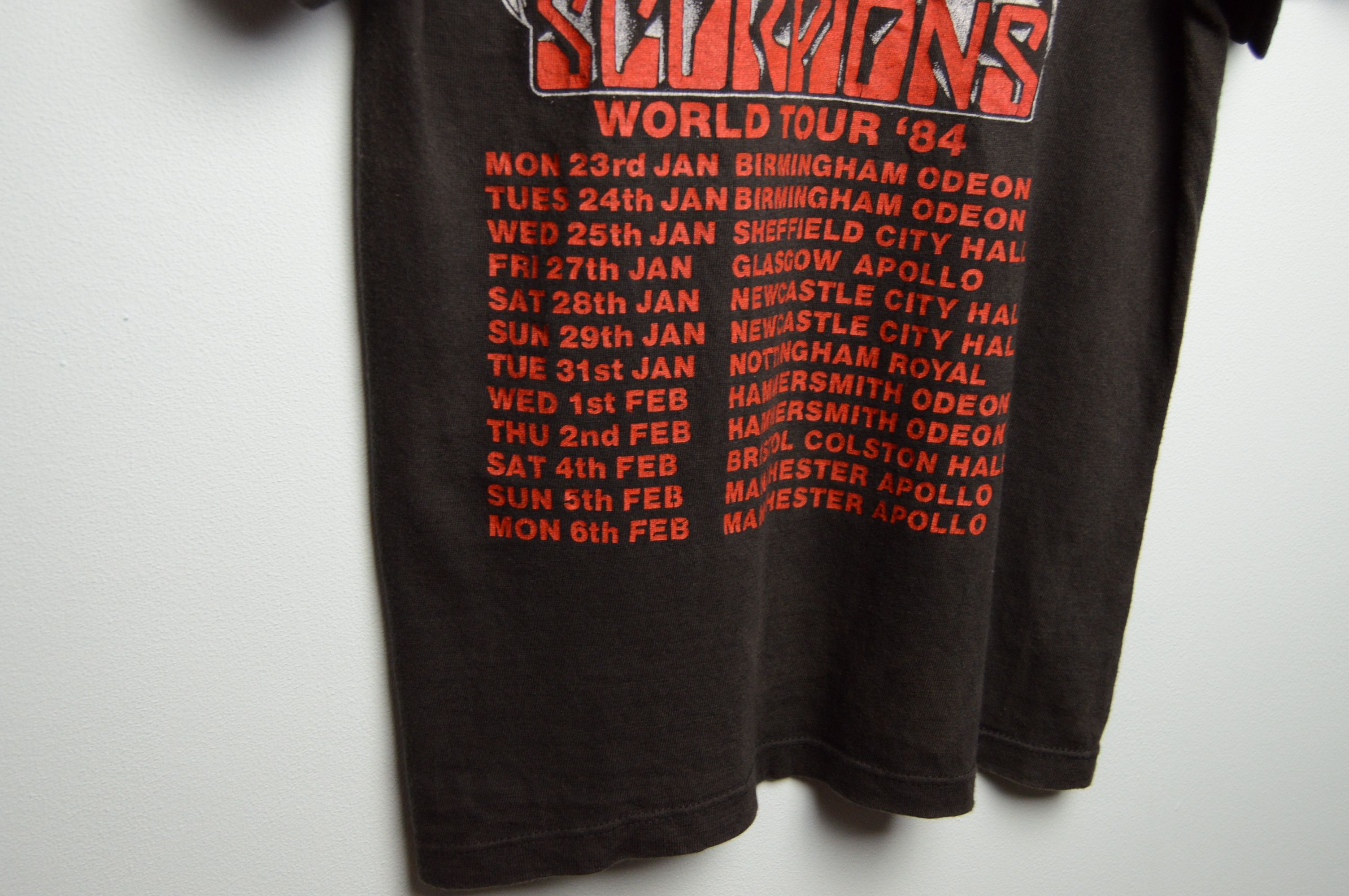 Band Tees scorpions 1984 single stitch archive tee Size US S / EU 44-46 / 1 - 6 Thumbnail