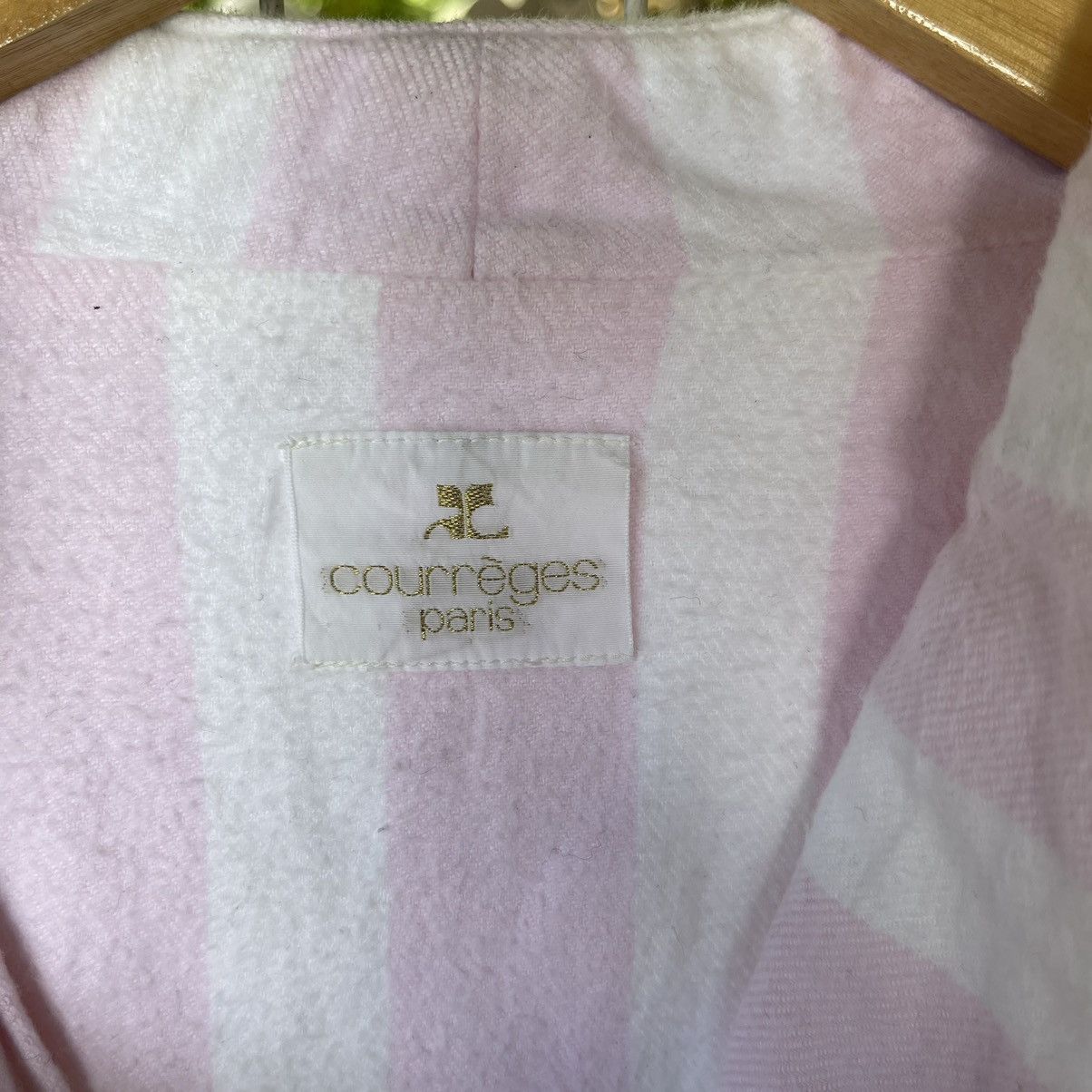 Andre Courreges × Courreges × Other Courreges Quilted Striped Jacket Size US M / EU 48-50 / 2 - 6 Thumbnail