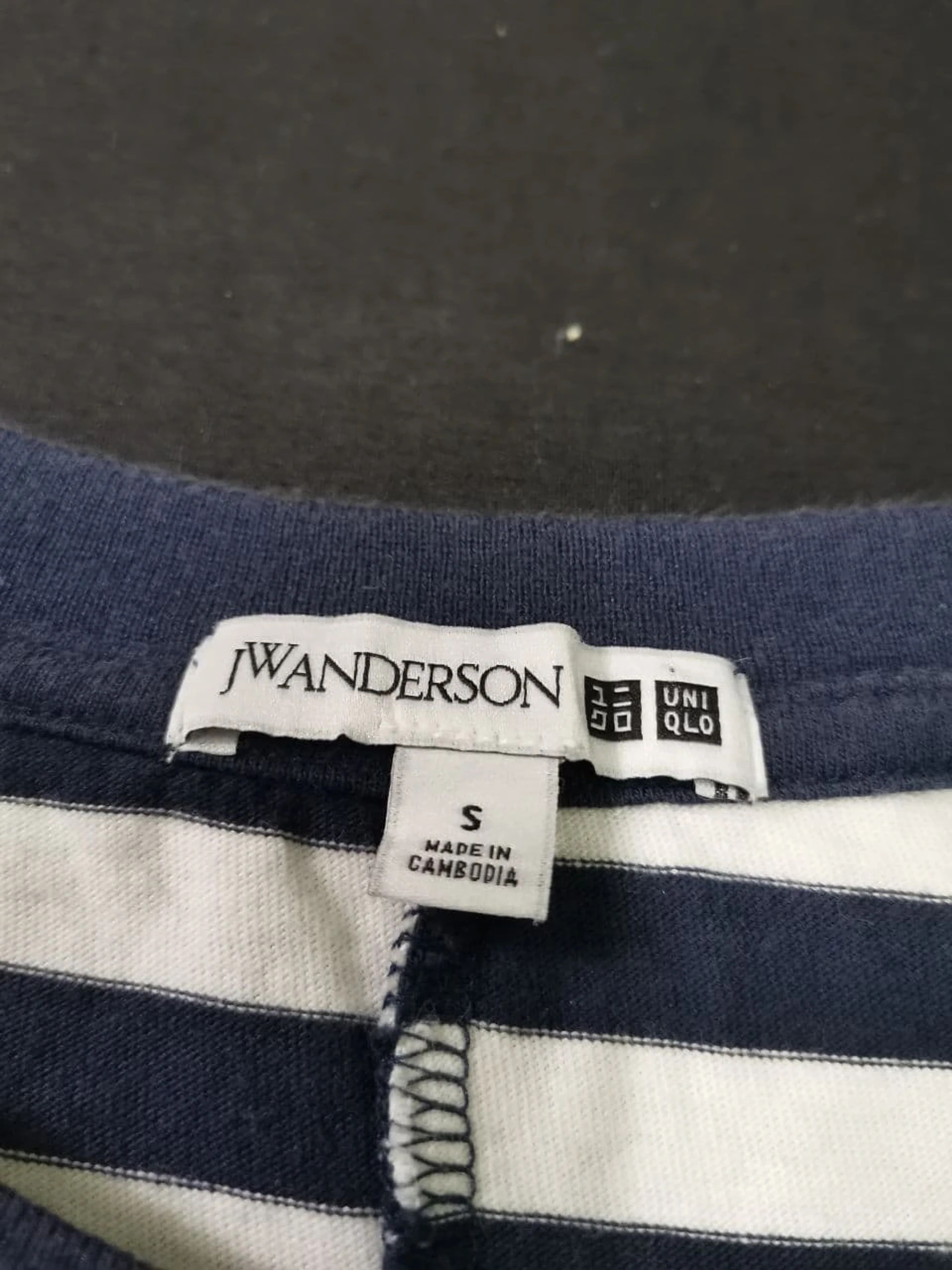 Designer × JW Anderson × Vintage JW Anderson X Uniqlo Stripe Shirt Made in Cambodia Size US S / EU 44-46 / 1 - 2 Thumbnail