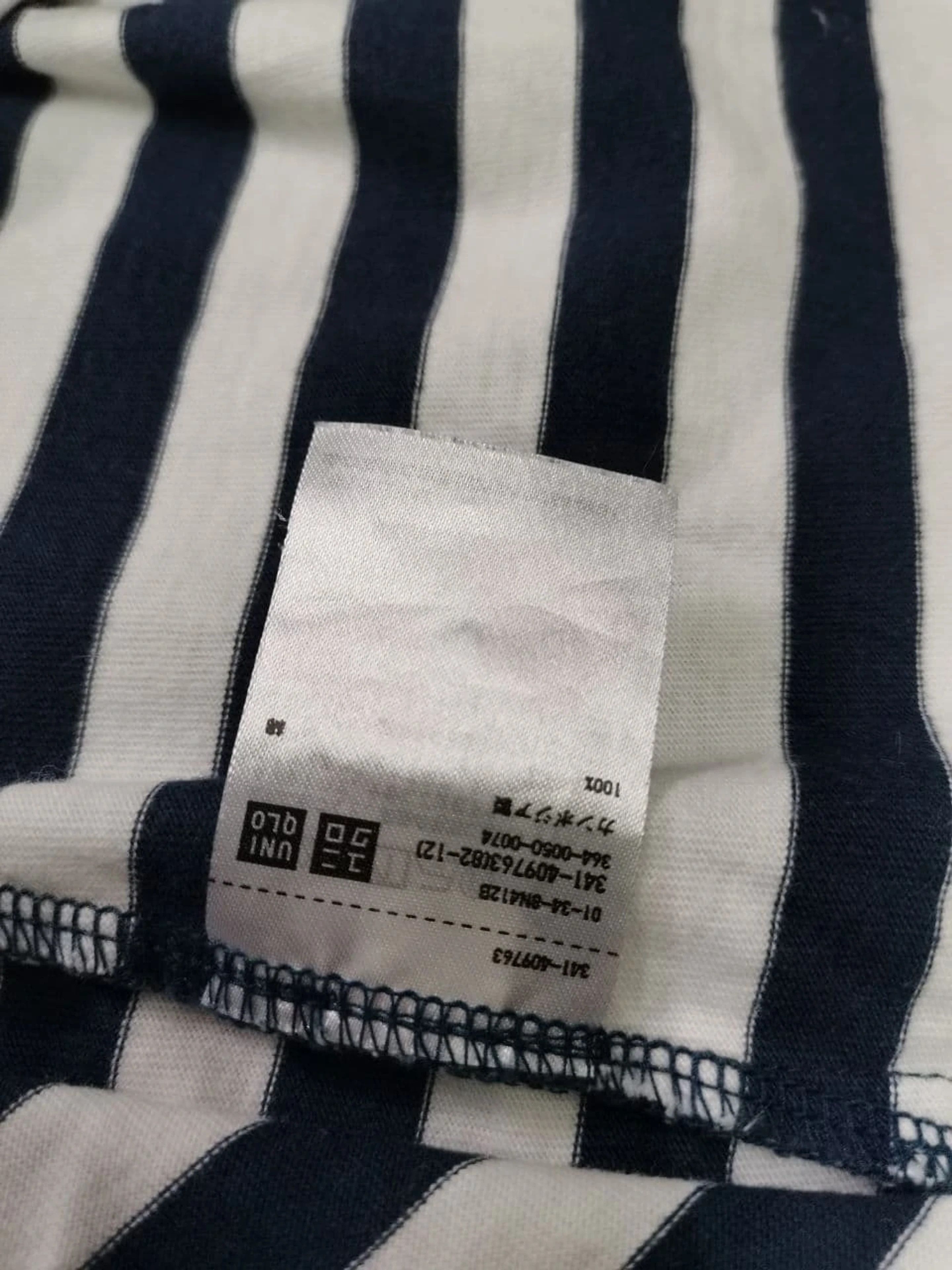 Designer × JW Anderson × Vintage JW Anderson X Uniqlo Stripe Shirt Made in Cambodia Size US S / EU 44-46 / 1 - 10 Thumbnail