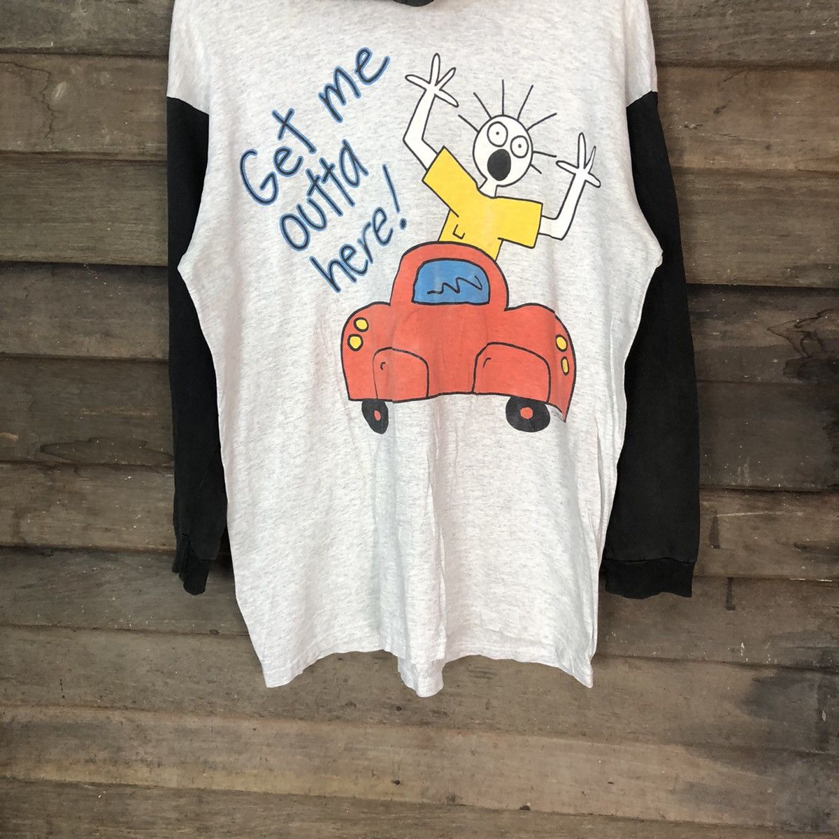 Cartoon Network DL 1994 K.Freeman vintage cartoon Grey Faded Hoodie #6837 Size US L / EU 52-54 / 3 - 3 Thumbnail