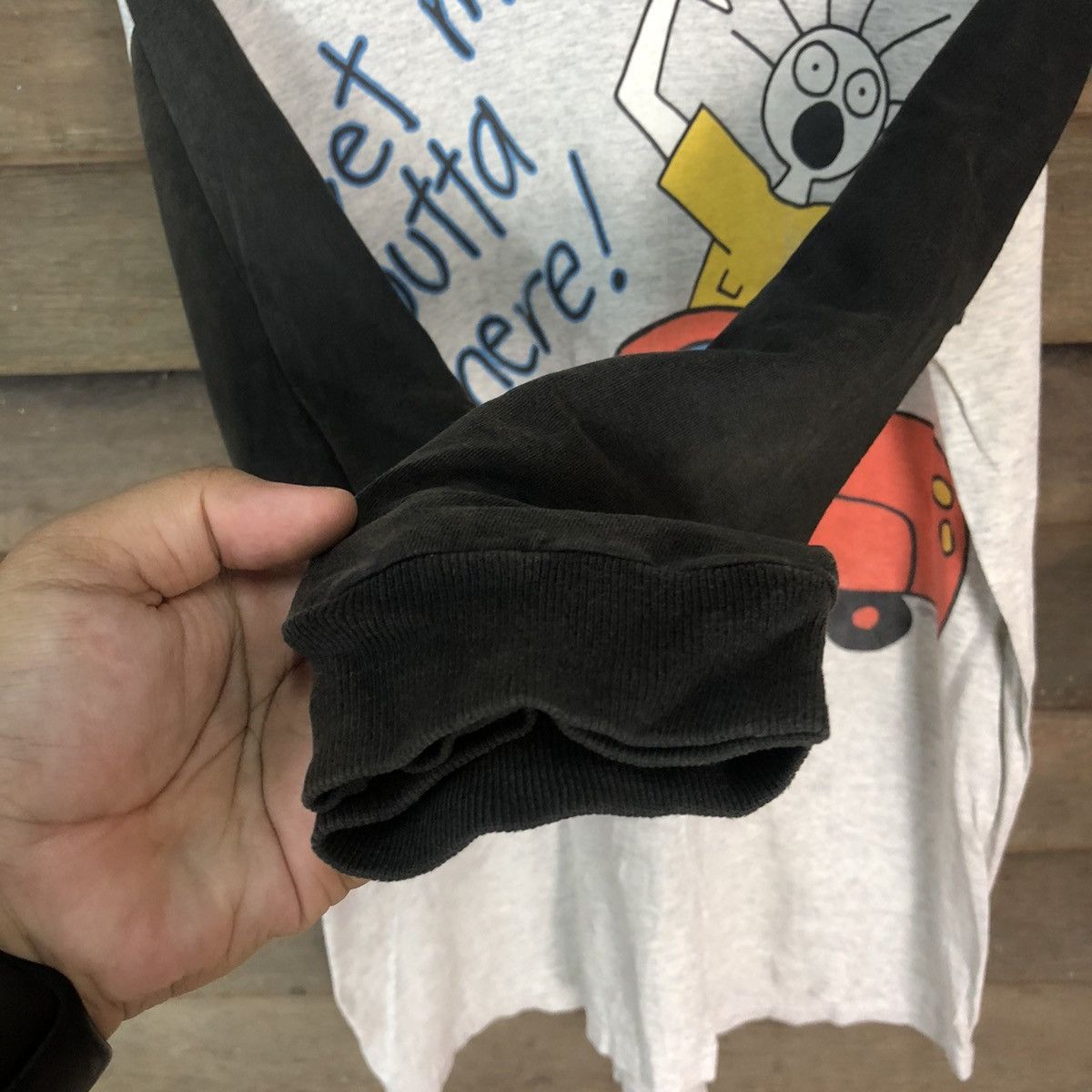 Cartoon Network DL 1994 K.Freeman vintage cartoon Grey Faded Hoodie #6837 Size US L / EU 52-54 / 3 - 5 Thumbnail