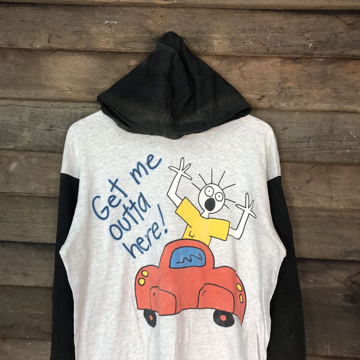 Cartoon Network DL 1994 K.Freeman vintage cartoon Grey Faded Hoodie #6837 Size US L / EU 52-54 / 3 - 2 Thumbnail