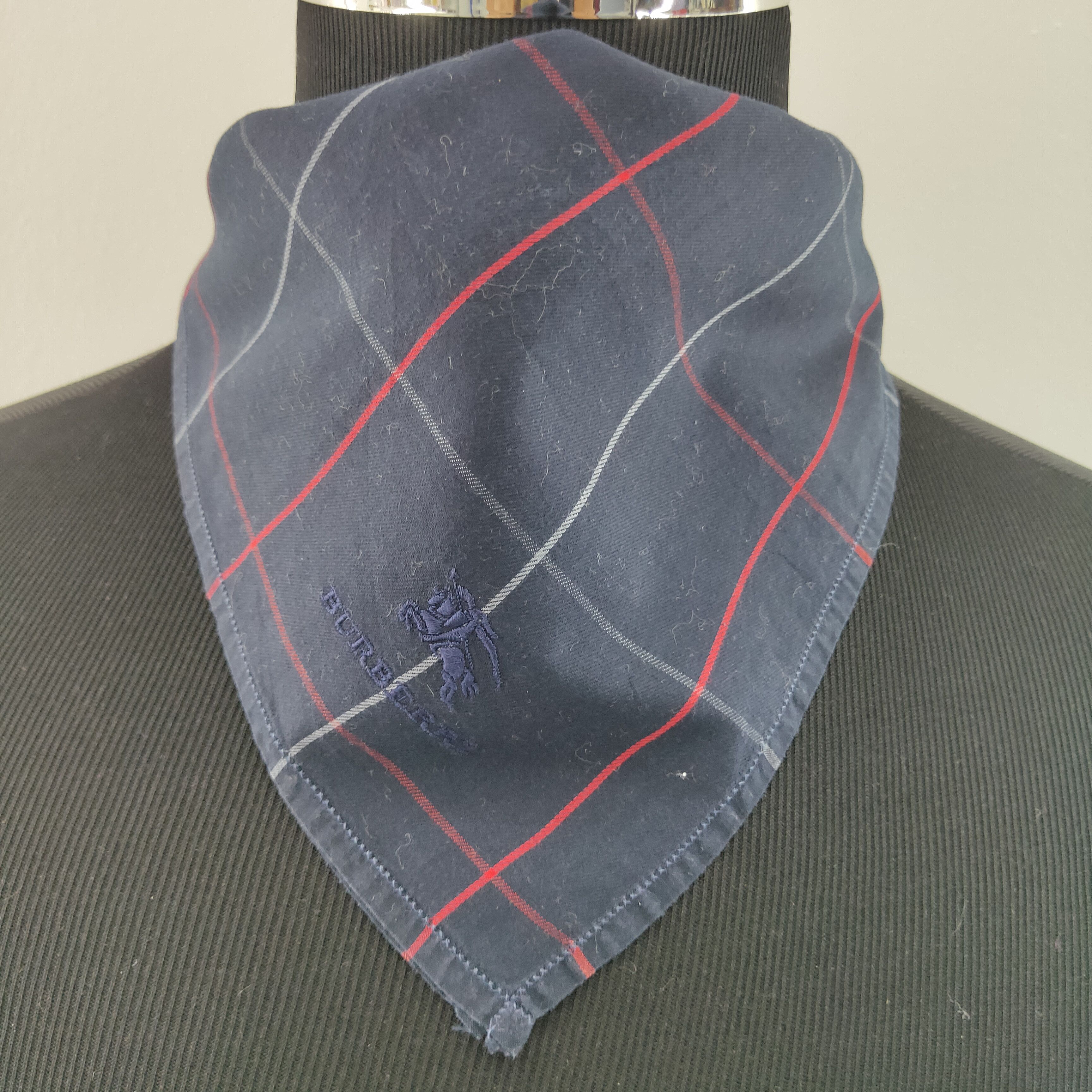 Burberry × Vintage Burberry Handkerchief neckerchief bandana - 3F1928 Size ONE SIZE - 1 Thumbnail