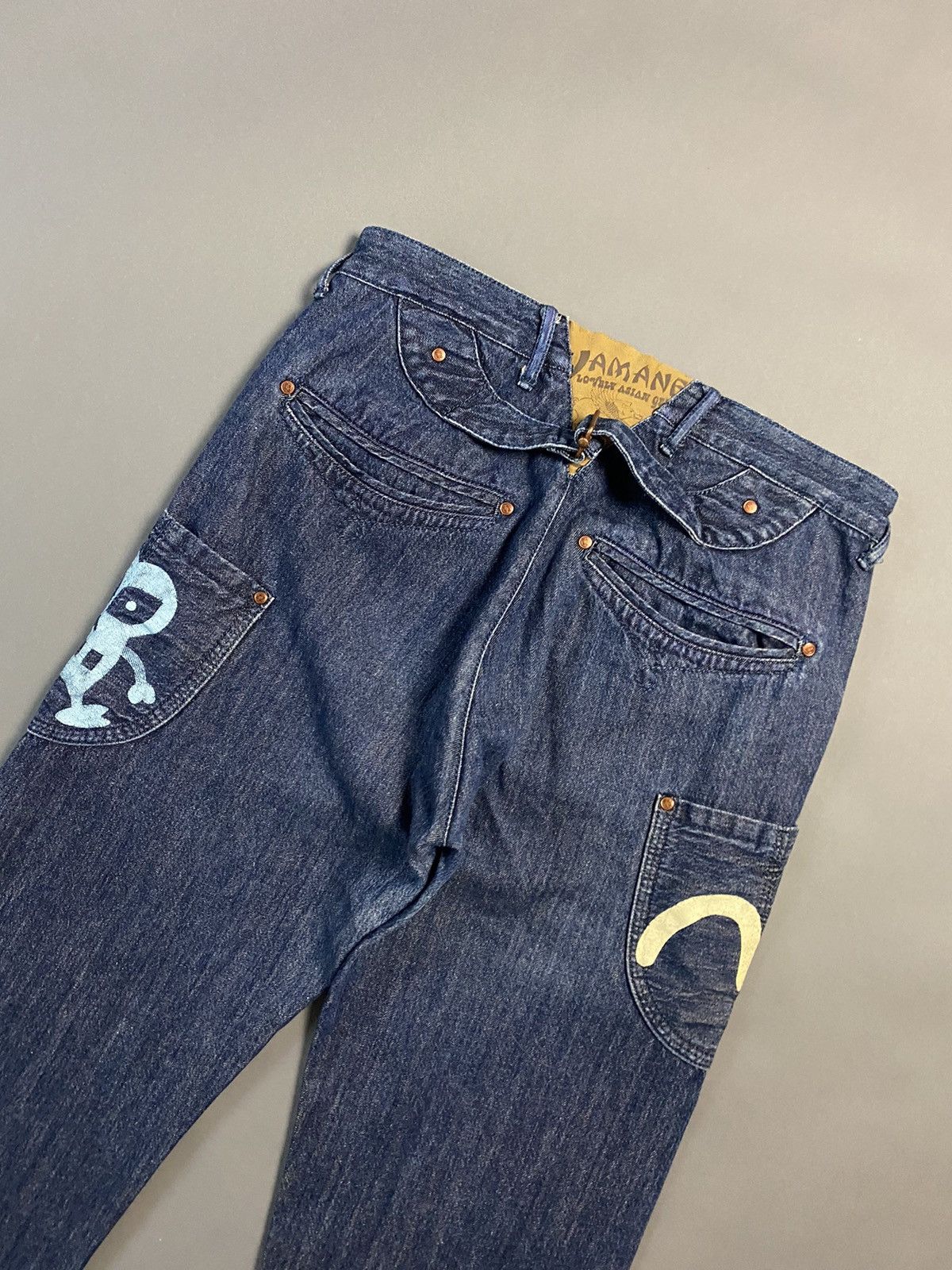 Evisu Evisu jeans vintage selvedge denim Yamane rare Size US 33 - 8 Thumbnail
