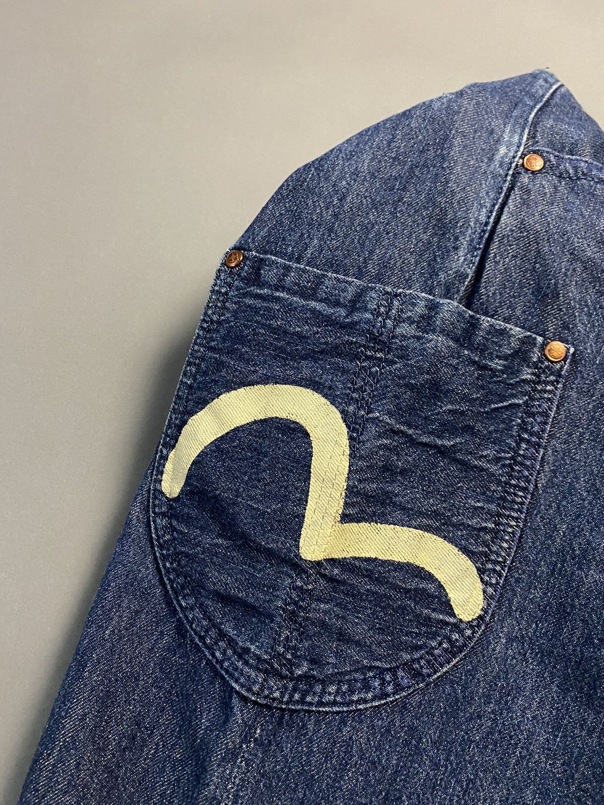 Evisu Evisu jeans vintage selvedge denim Yamane rare Size US 33 - 6 Thumbnail