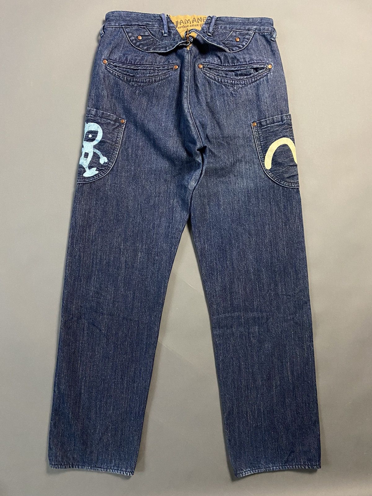 Evisu Evisu jeans vintage selvedge denim Yamane rare Size US 33 - 7 Thumbnail