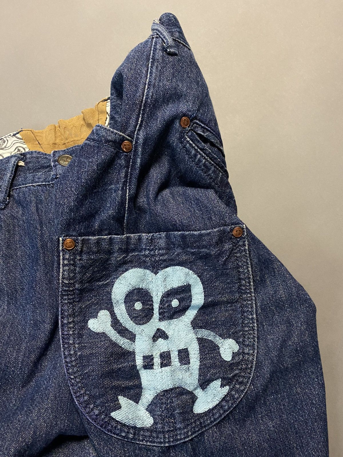 Evisu Evisu jeans vintage selvedge denim Yamane rare Size US 33 - 5 Thumbnail