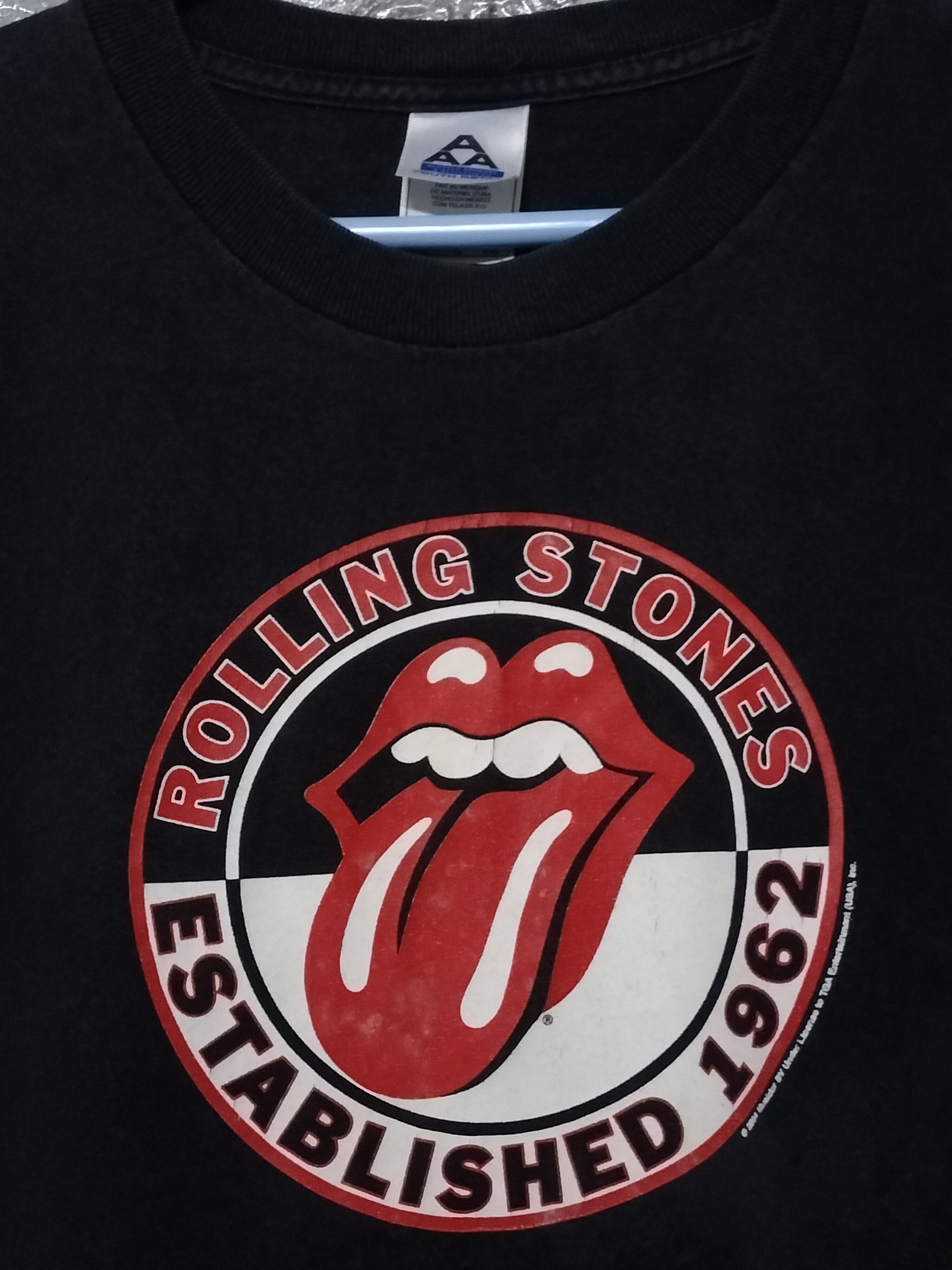 The Rolling Stones Vintage The Rolling Stones 2004 Established 1962 big logo Size US S / EU 44-46 / 1 - 2 Thumbnail