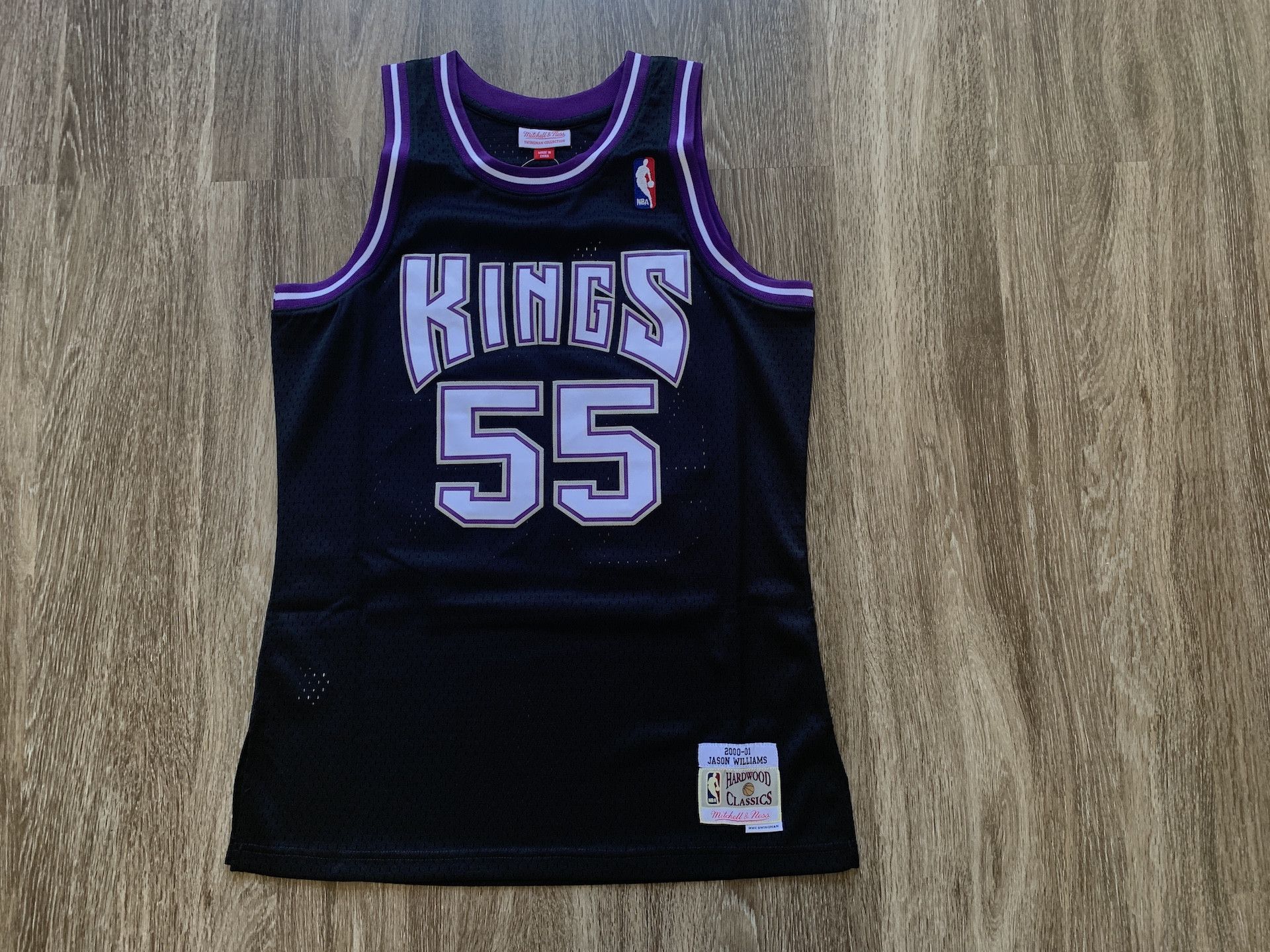 Mitchell & Ness Sacramento Kings Jason Williams Black Swingman Jersey Sz hotsell 2XL