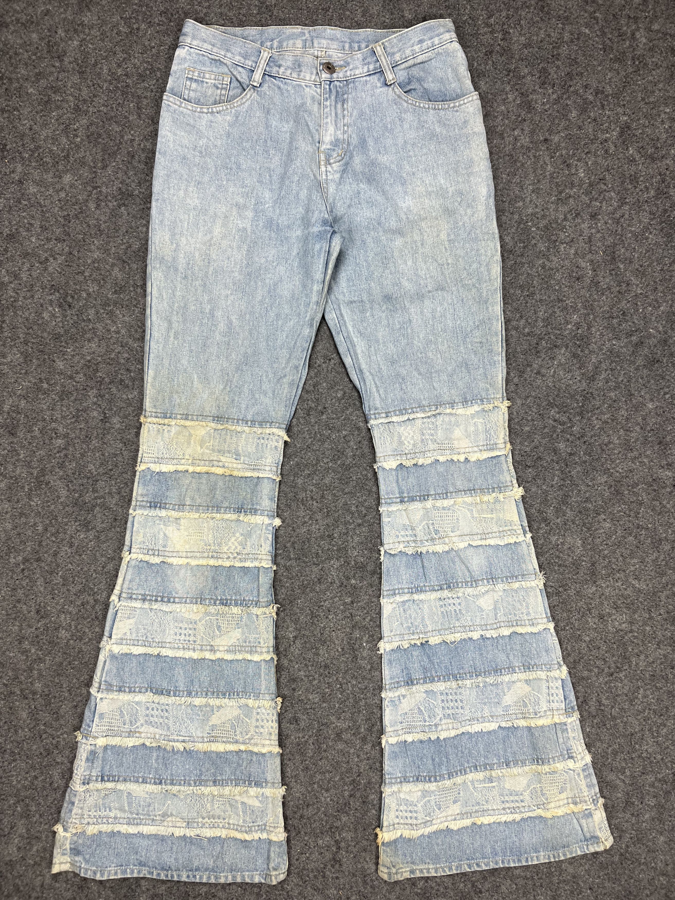 Designer × Japanese Brand Women Bellbottom Fiftyh's Pants Size 28" / US 6 / IT 42 - 1 Thumbnail