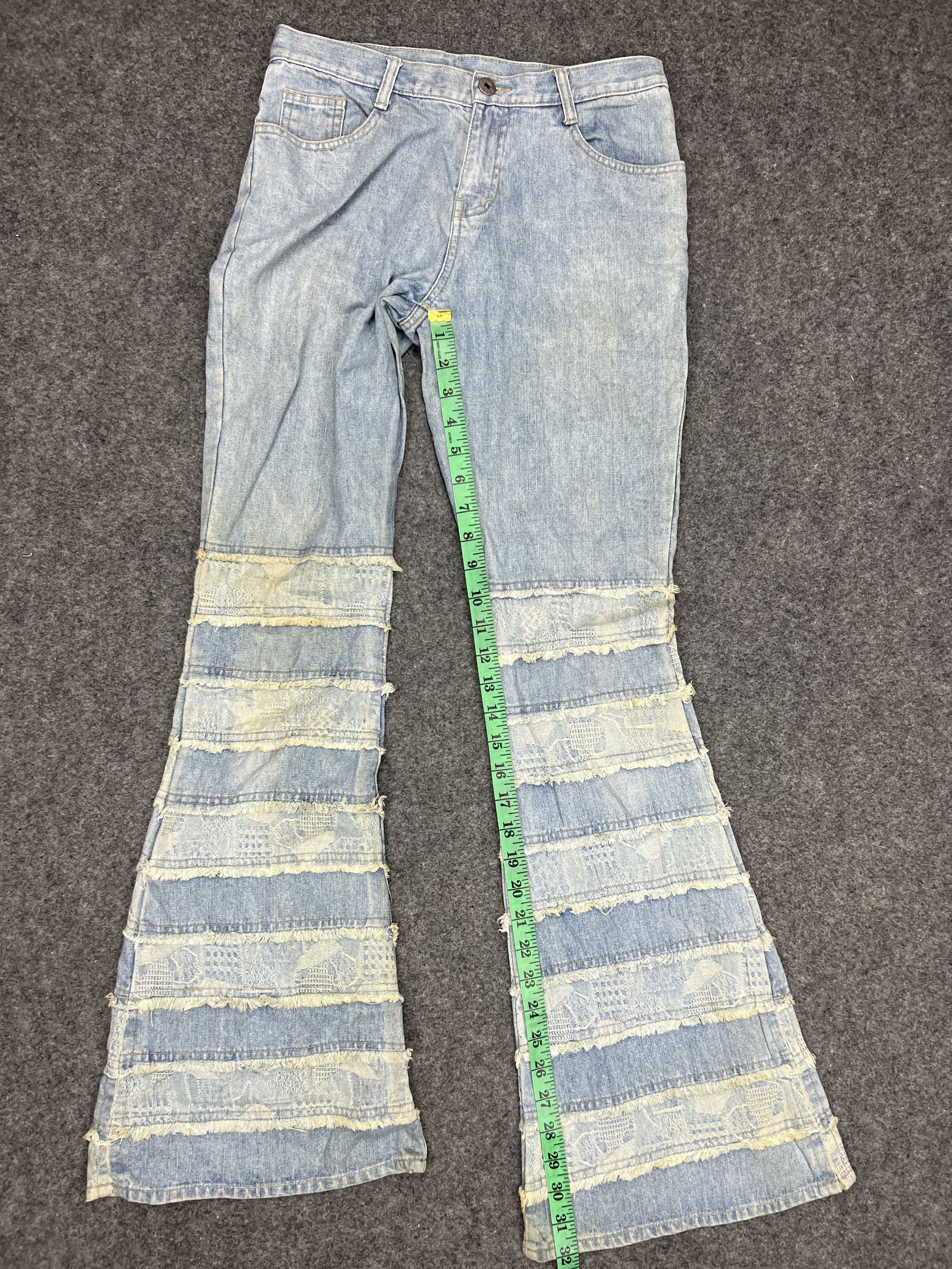 Designer × Japanese Brand Women Bellbottom Fiftyh's Pants Size 28" / US 6 / IT 42 - 7 Thumbnail