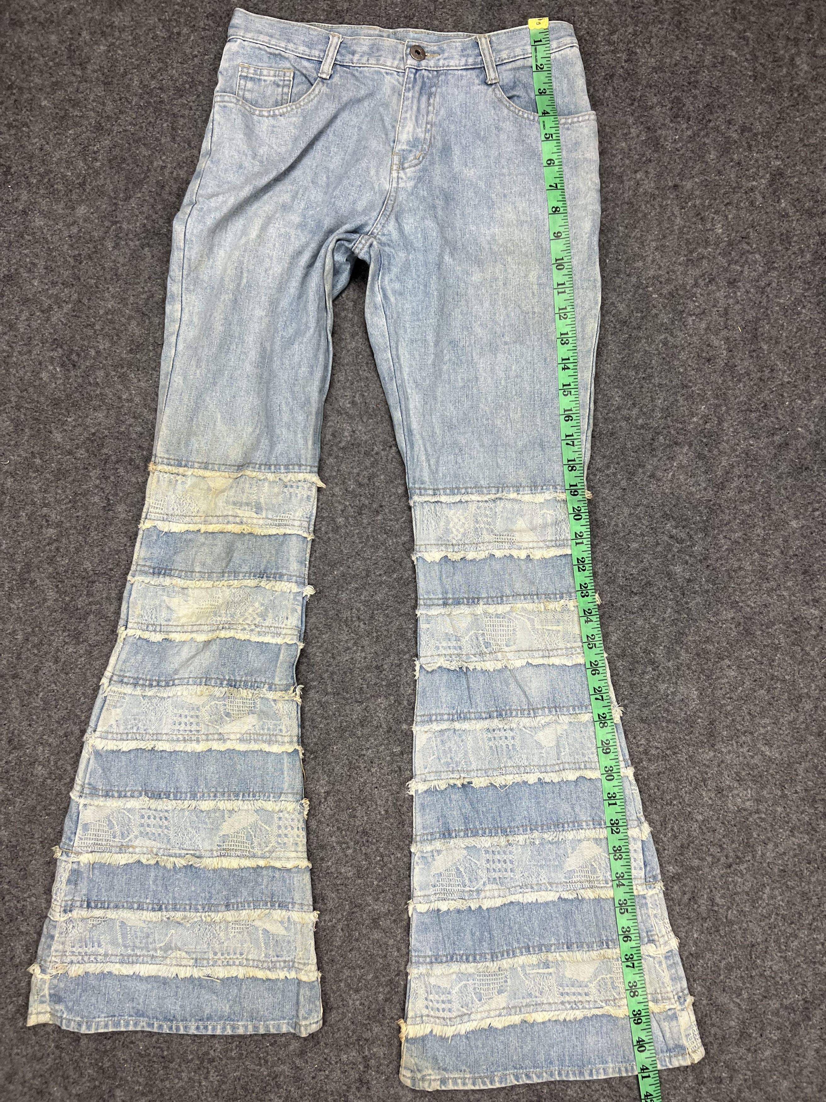 Designer × Japanese Brand Women Bellbottom Fiftyh's Pants Size 28" / US 6 / IT 42 - 6 Thumbnail
