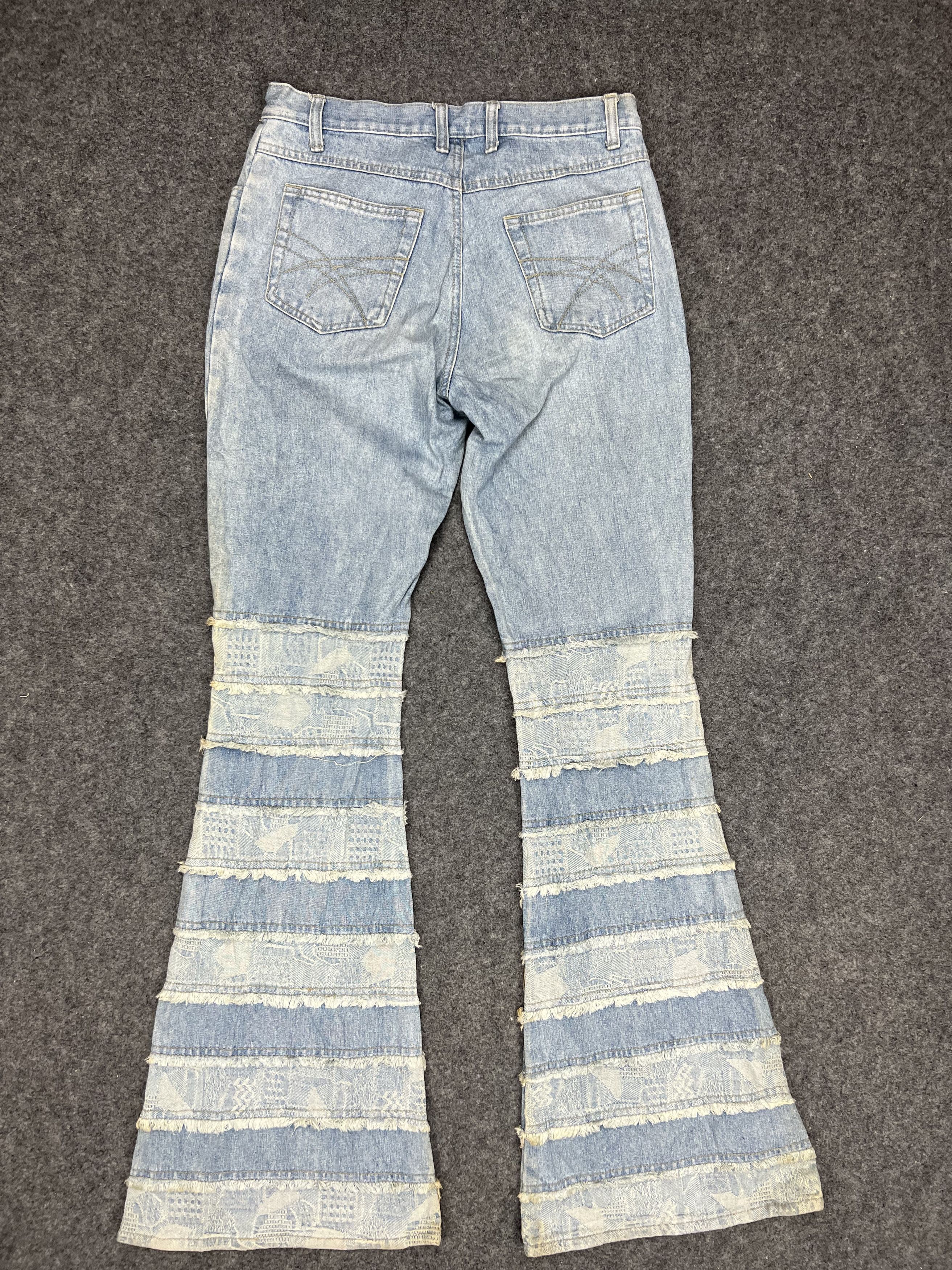 Designer × Japanese Brand Women Bellbottom Fiftyh's Pants Size 28" / US 6 / IT 42 - 2 Thumbnail