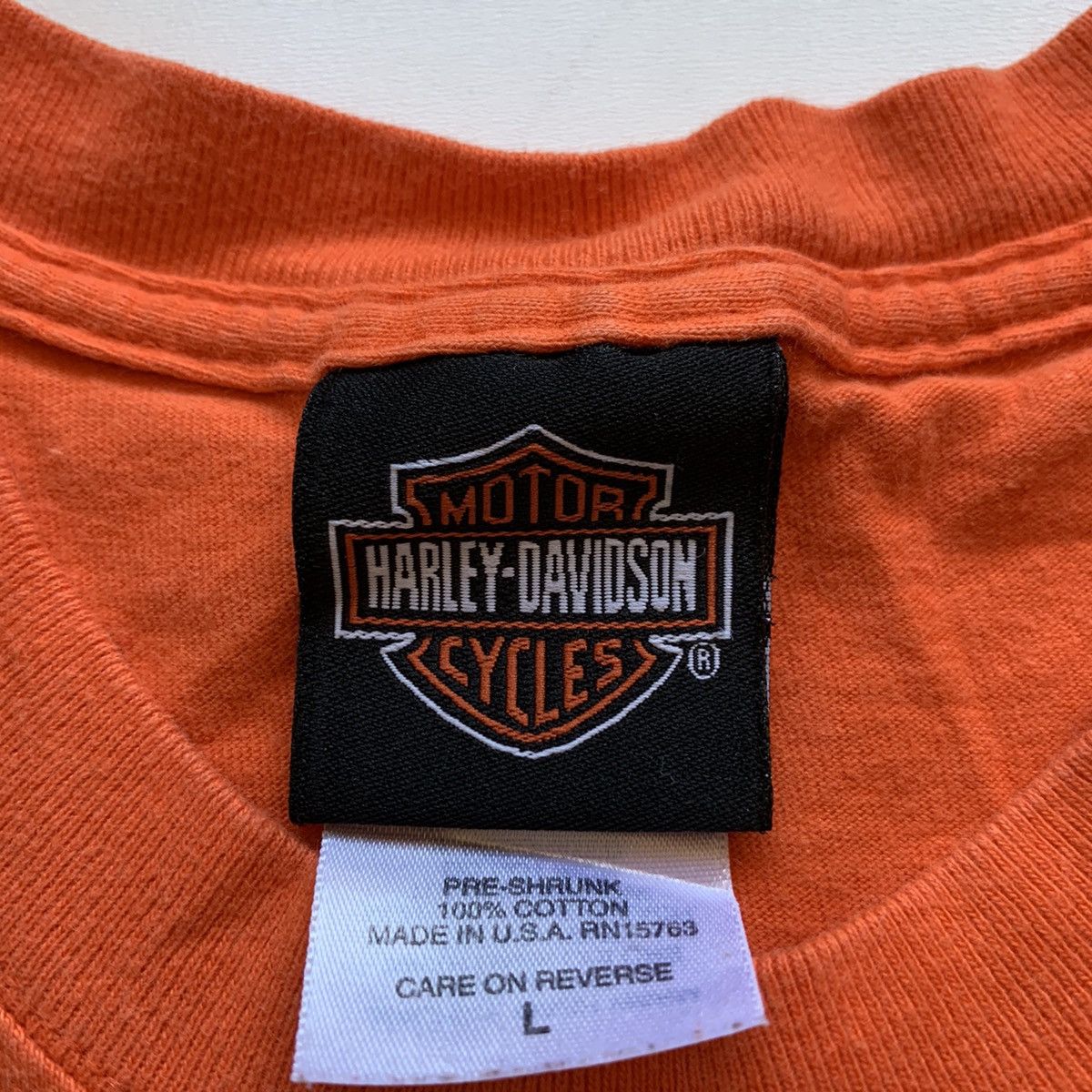 Harley Davidson × Vintage Vintage 2000s Harley Davidson New York Graphic T Shirt Rare Size US L / EU 52-54 / 3 - 7 Thumbnail