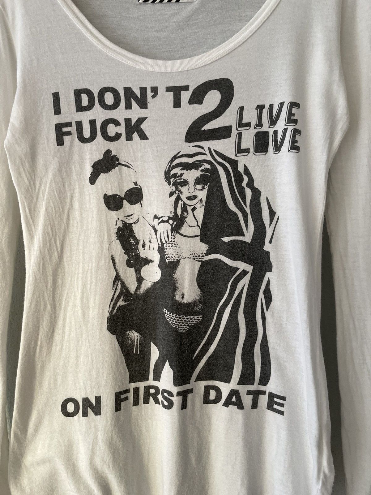 Other Punk “I Don’t Fuck 2 Live Love” Long Sleeve Size S / US 4 / IT 40 - 4 Thumbnail