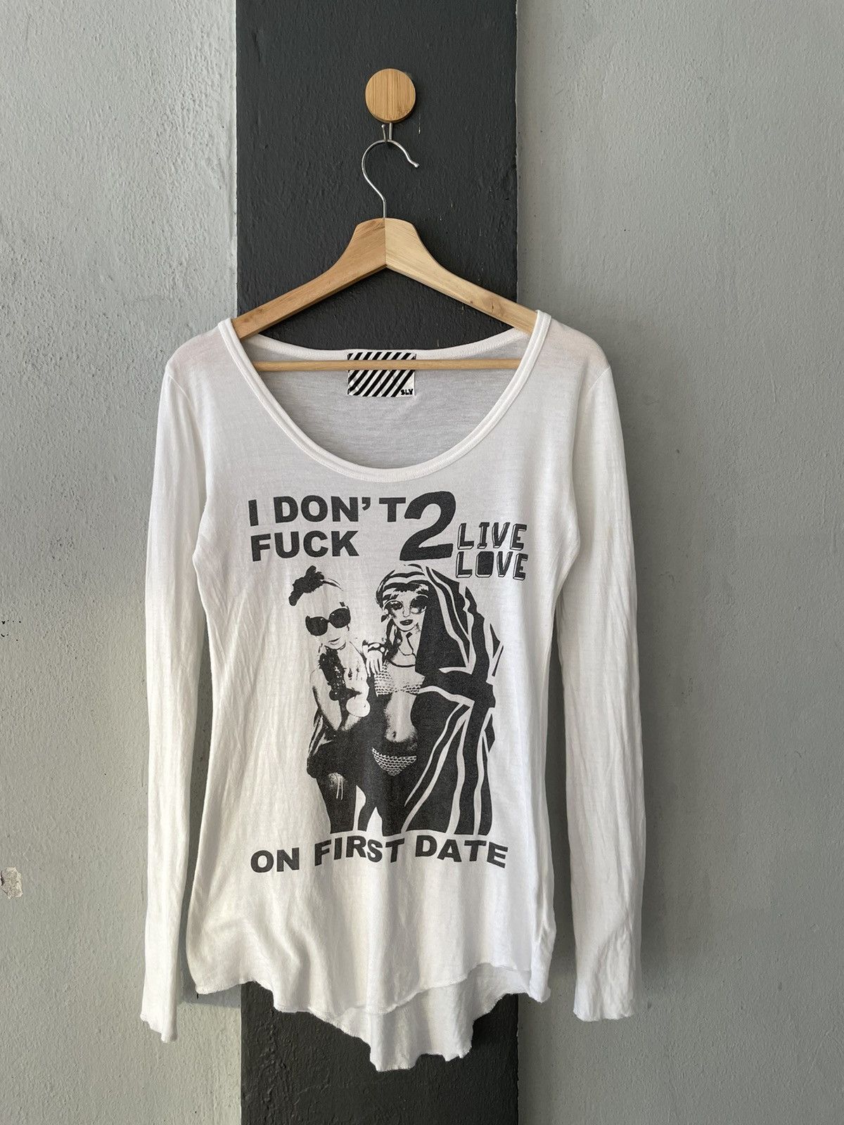 Other Punk “I Don’t Fuck 2 Live Love” Long Sleeve Size S / US 4 / IT 40 - 1 Thumbnail