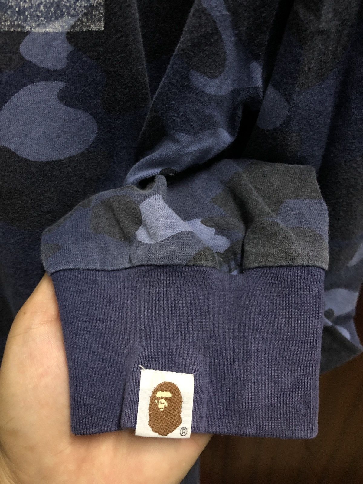 Bape OG Vintage Circa 2000 1st Blue Camo Bape Spell Out Size US L / EU 52-54 / 3 - 5 Thumbnail