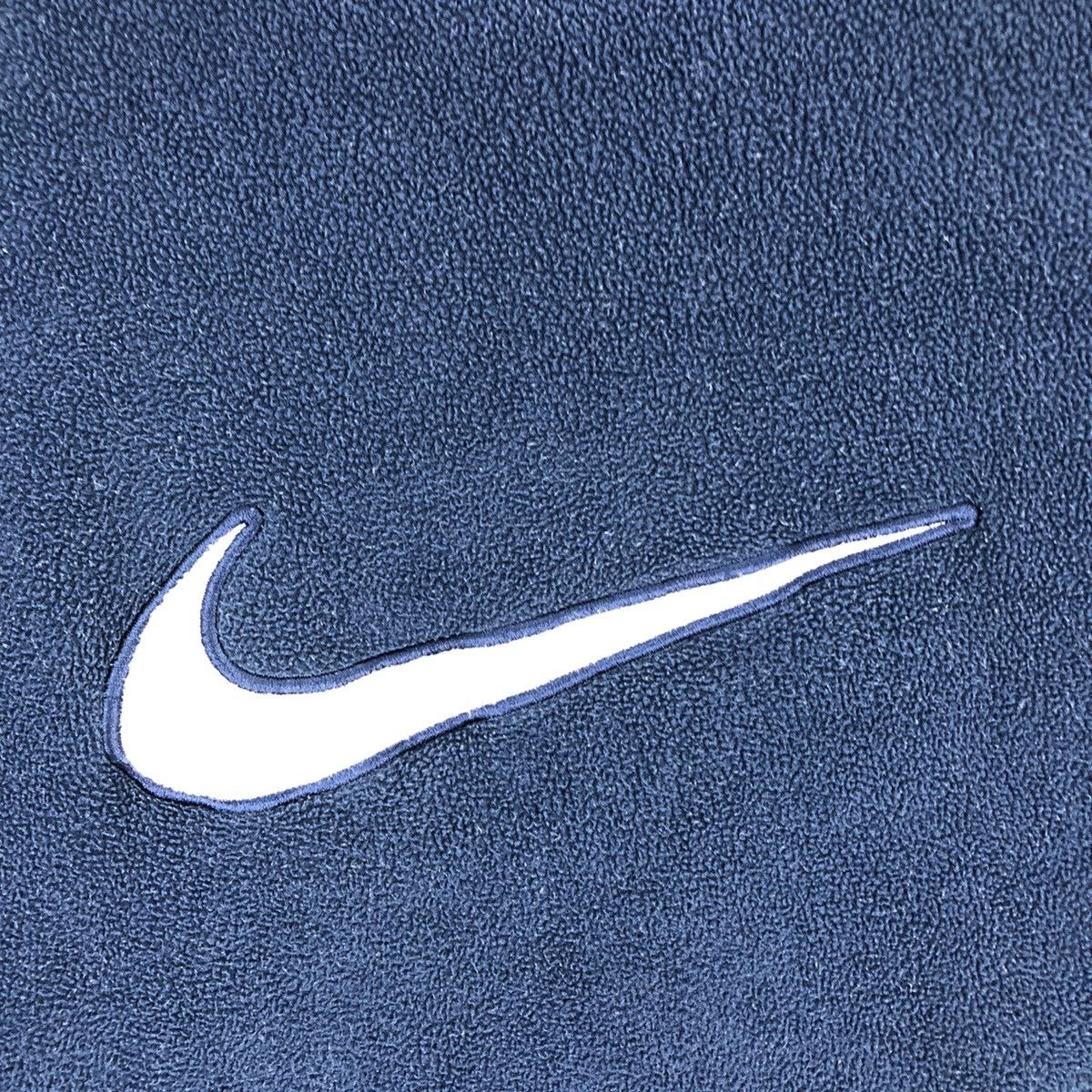 Nike Vintage Nike Big Swoosh Embroidered Fleece Long Sleeve Size US S / EU 44-46 / 1 - 8 Thumbnail