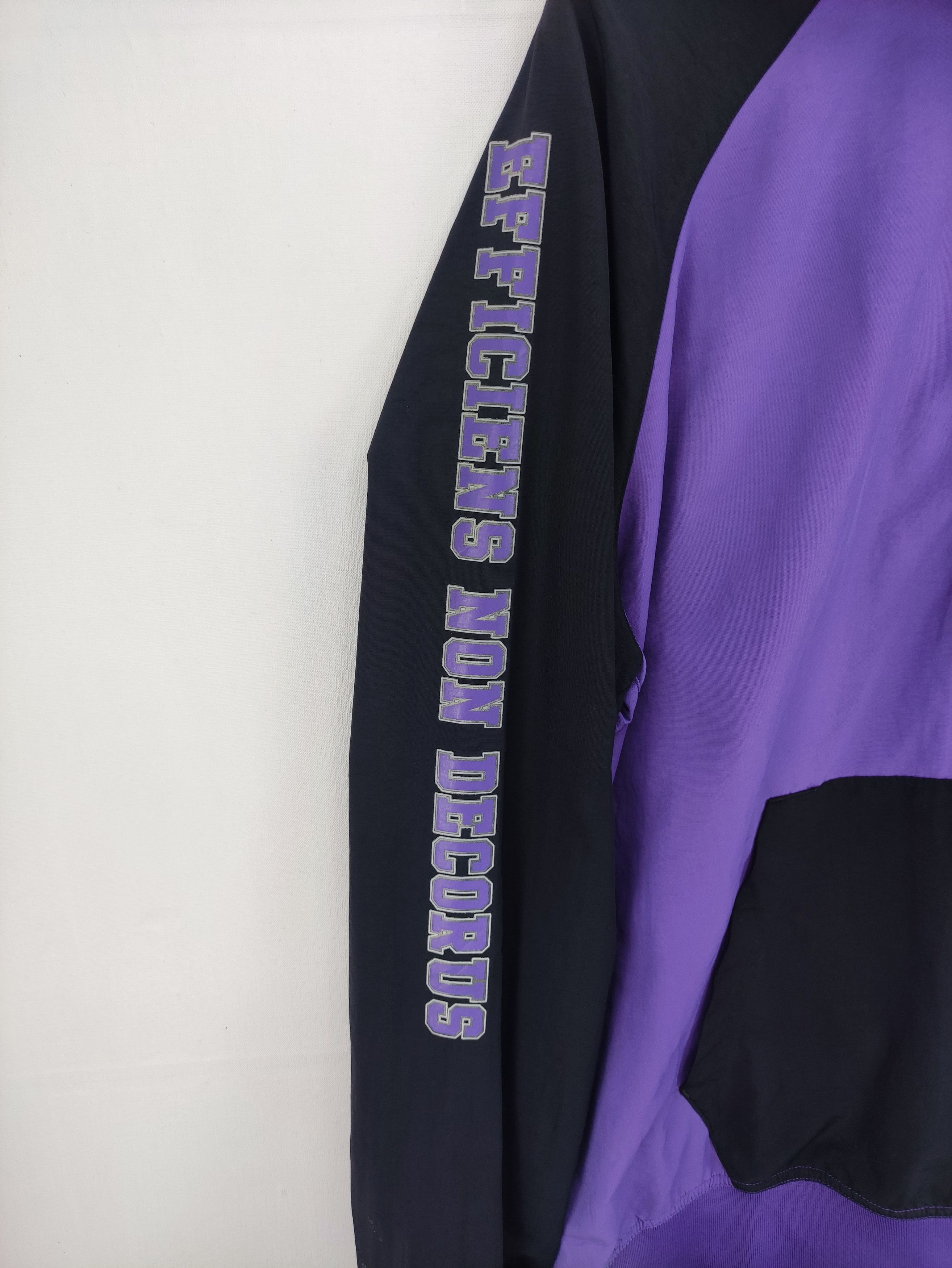 Nike Vintage Nike Windbreaker Sweater Half Zipper Hoodie Size US L / EU 52-54 / 3 - 3 Thumbnail