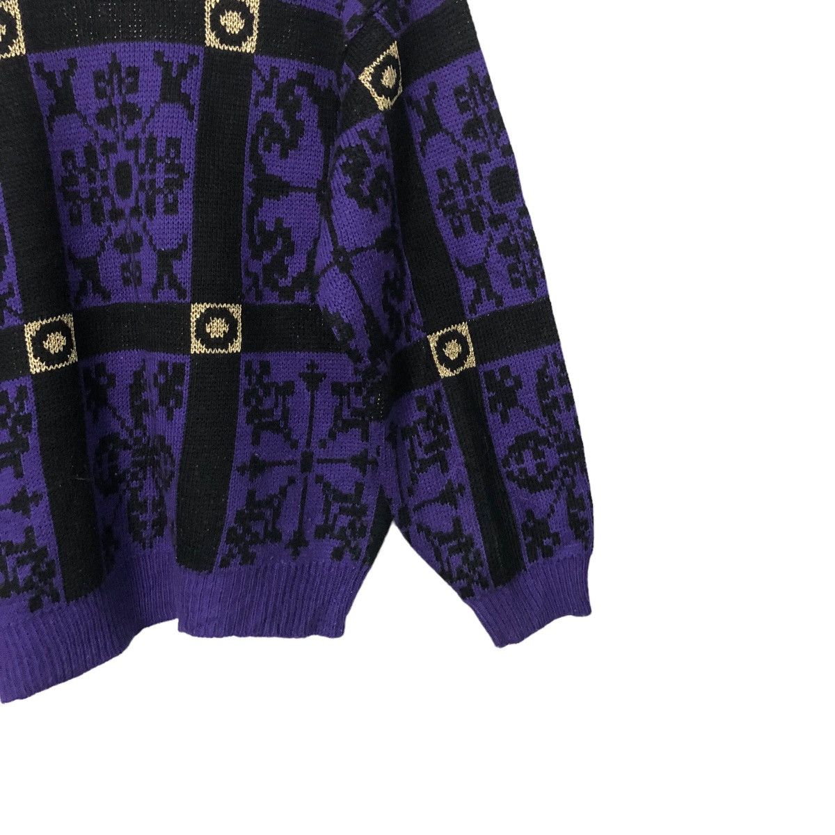 Aran Isles Knitwear Vintage Ladies Fashion Full Print Knitwear Sweater Jumper Size S / US 4 / IT 40 - 6 Thumbnail