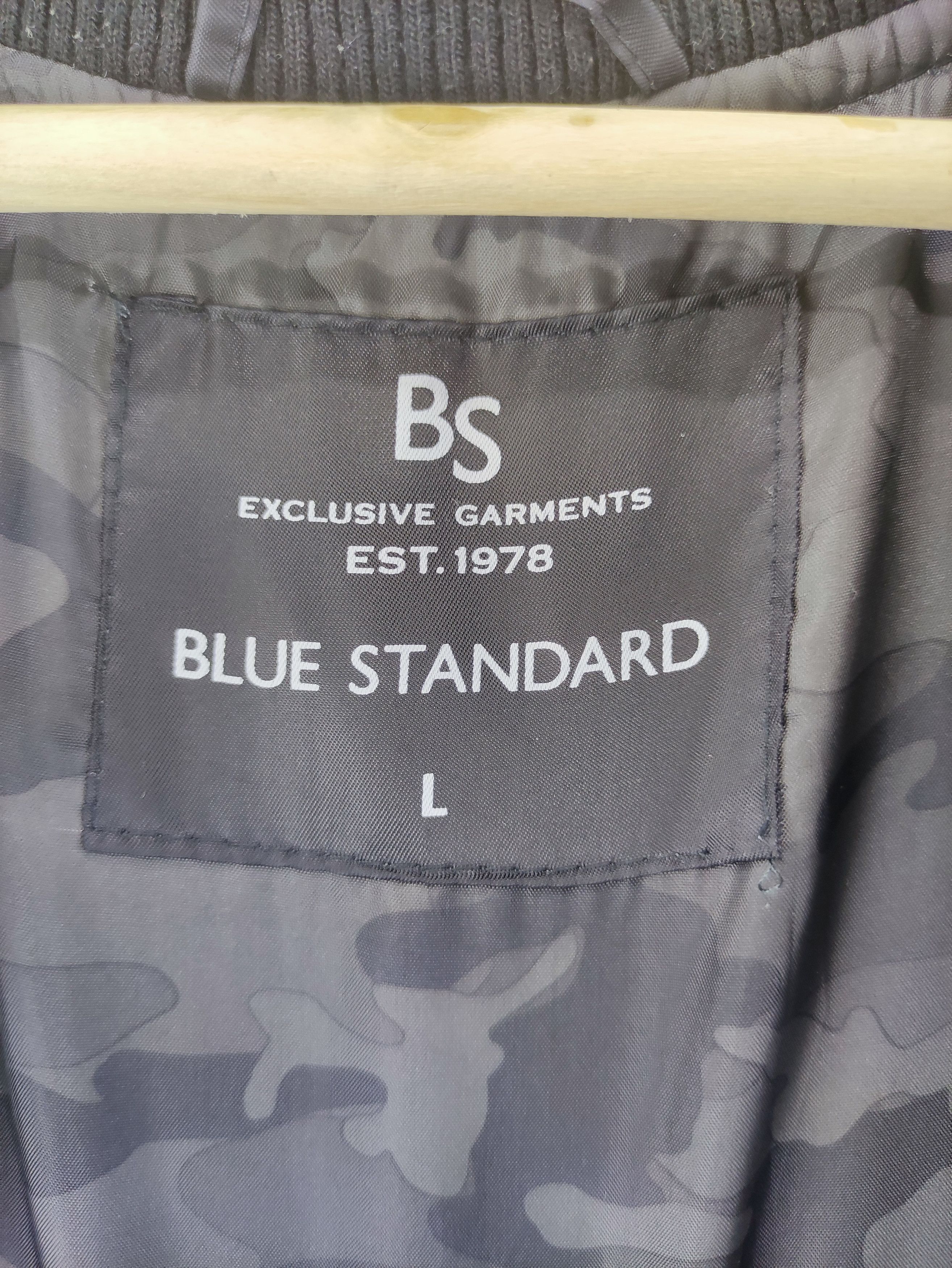 Japanese Brand Vintage 90s Bomber Jacket Blue Standard Size US M / EU 48-50 / 2 - 3 Thumbnail