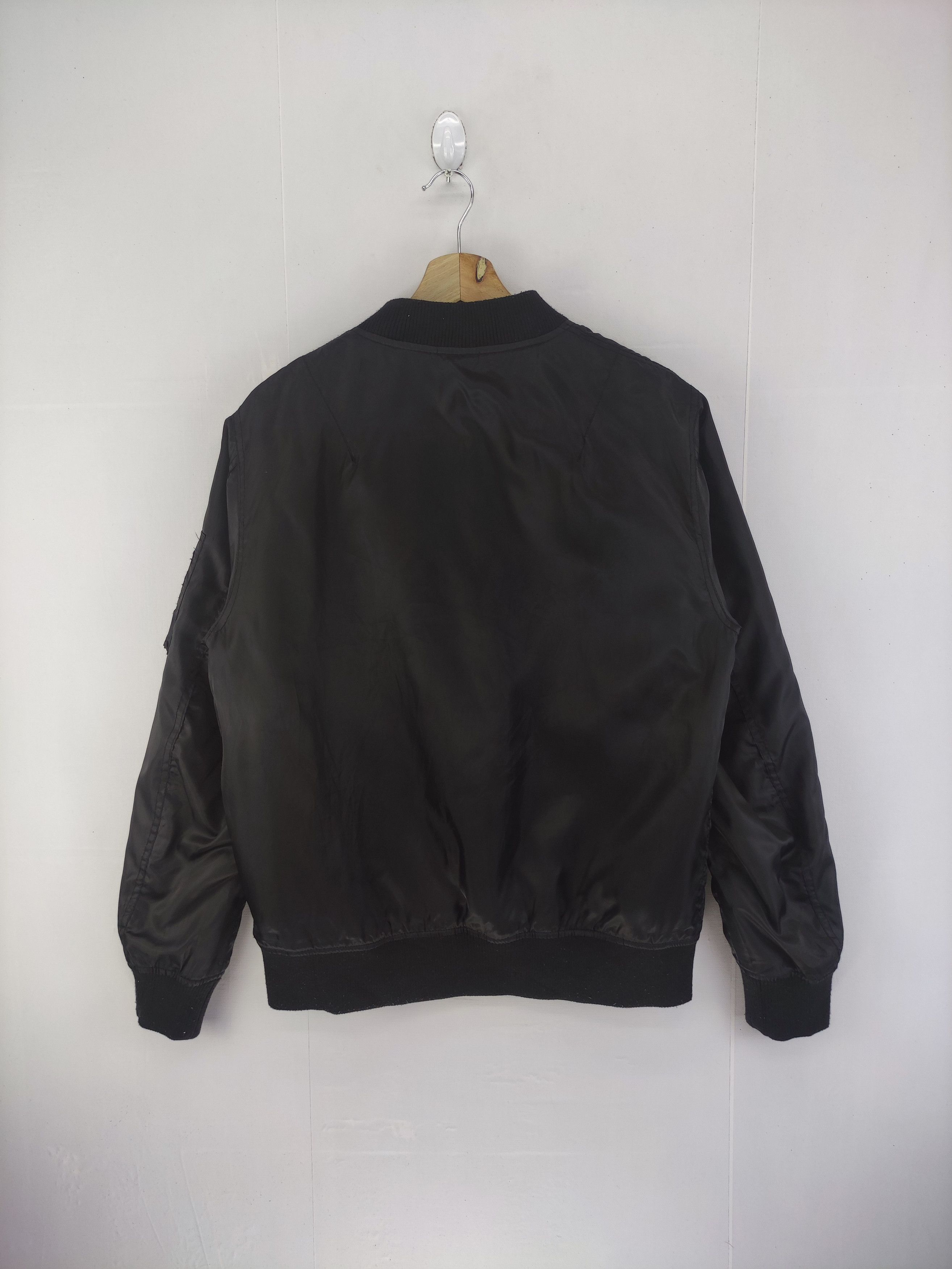 Japanese Brand Vintage 90s Bomber Jacket Blue Standard Size US M / EU 48-50 / 2 - 7 Thumbnail