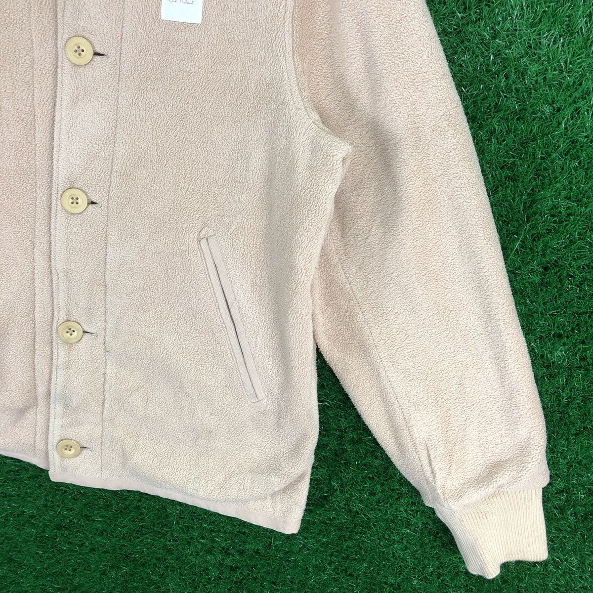 Karl Helmut Karl Helmut x Pink House Fleece Sweater Hoodie Button Up Size L / US 10 / IT 46 - 3 Thumbnail