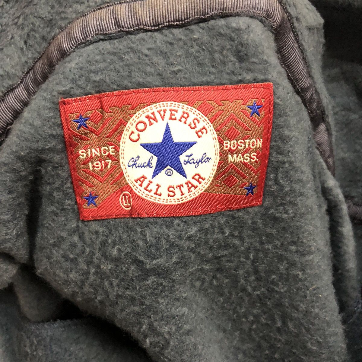 Converse Vintage Converse Embroidery Logo Zipper Ups Fleece Sweater Size US XXL / EU 58 / 5 - 9 Thumbnail
